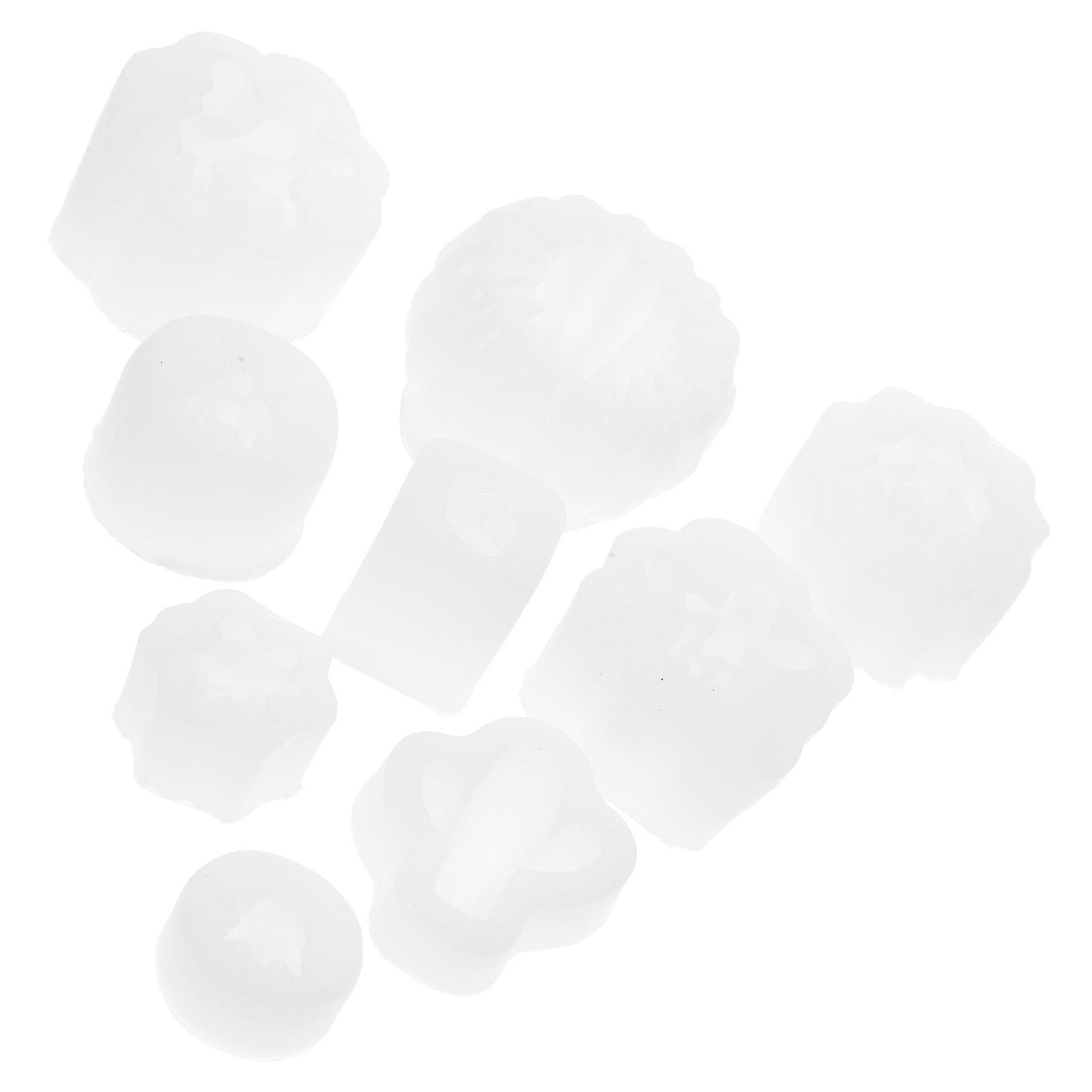 Candle Making Molds Silicone Cactus Mold For Handmade Enthusiasts 2.55X2.55X1.57in 9Pcs