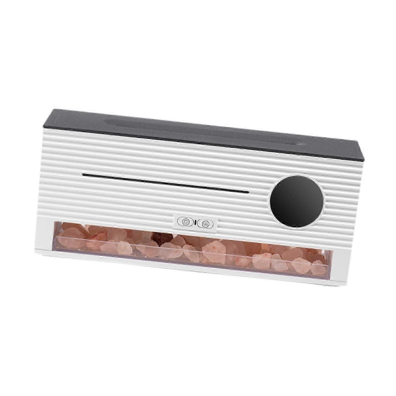 Simulated Rock Flame Humidifier US 110V Plug with Remote Control for Bedroom