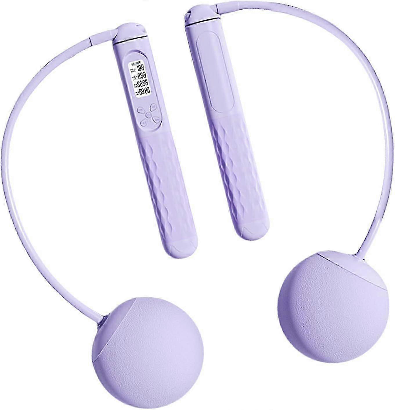 rope less jump rope weighted cordless skip screenrope adjustable tangles frees jump rope for fitness training