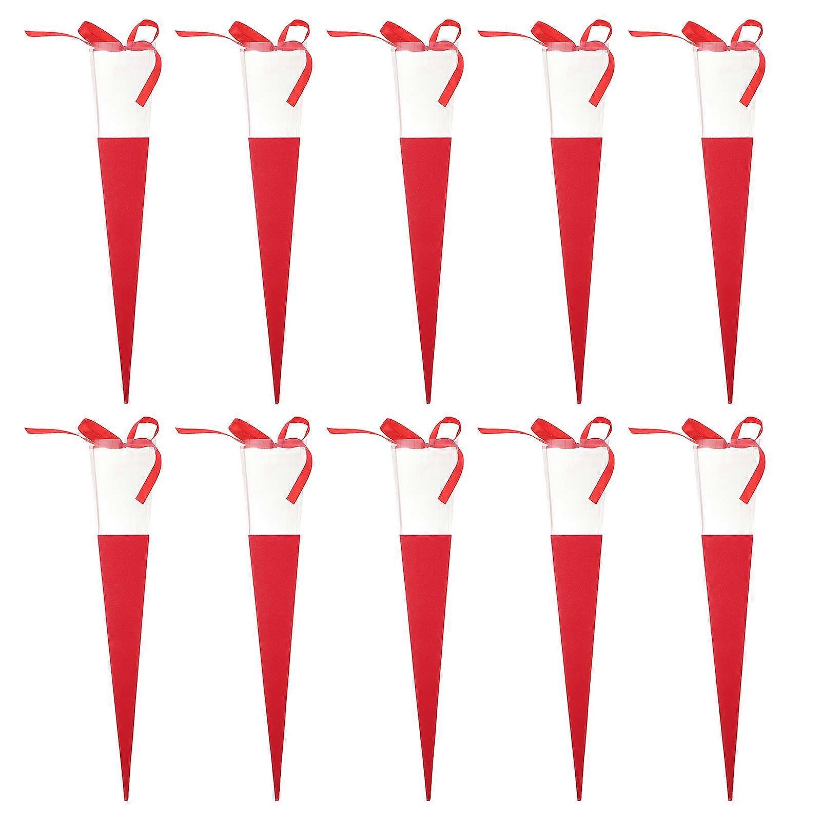 Bouquet Gift Case Rectangular Storage Family Friends Occasions 16.5×2.8×2.8in 10Pack