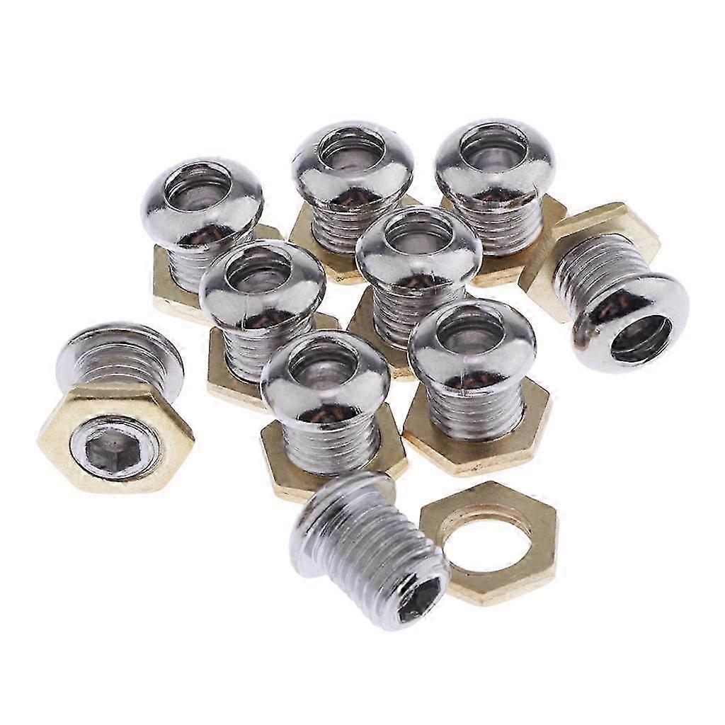 10kpl rummun tuuletusaukko tiivisteellä basso Tom Snare rummun osien tarvikkeet