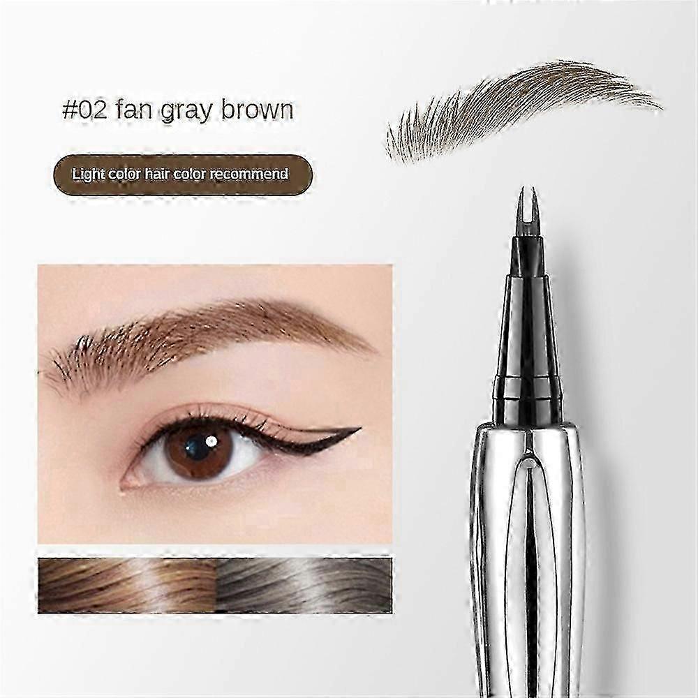 3 pcs Cooklesa Eyebrow,Cooklesa Upgraded Natural Waterproof Eyebrow Pen With Tip