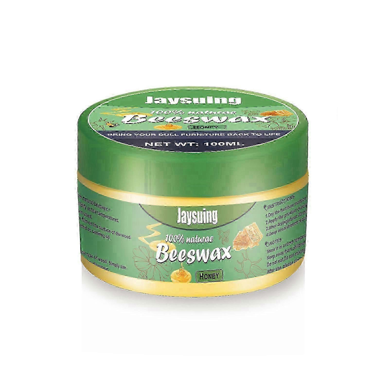 Jaysuing Wooden Scratch Repair Beeswax Solid Wood Floor Furniture Waxing Maintenance Slight Scratch Repair 100ml 6421618169318