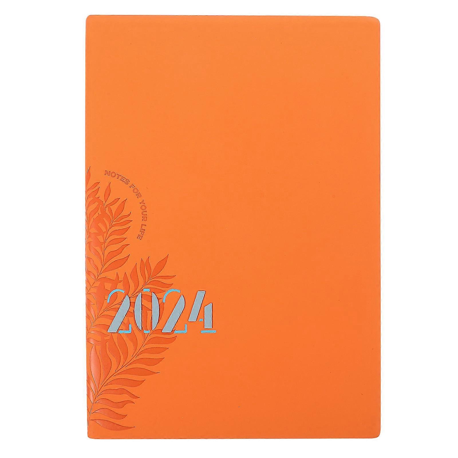 Efficient Plan Pad Planner Schedule Planning Home Use Orange 8.3×5.7×0.6in Daily Task Notepad 1Pack