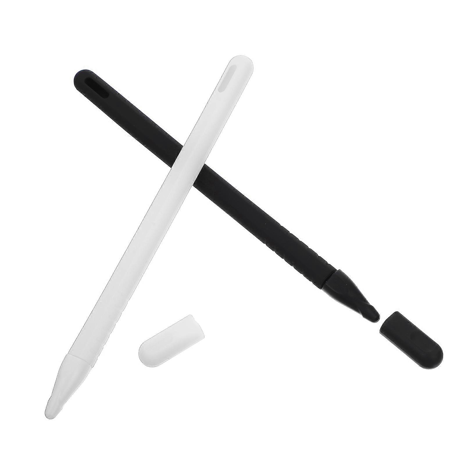 Silicone Pen Body Sleeve for Pens Assorted Color Premium Quality with Protective Cap and Sleeve Design 2 Sets