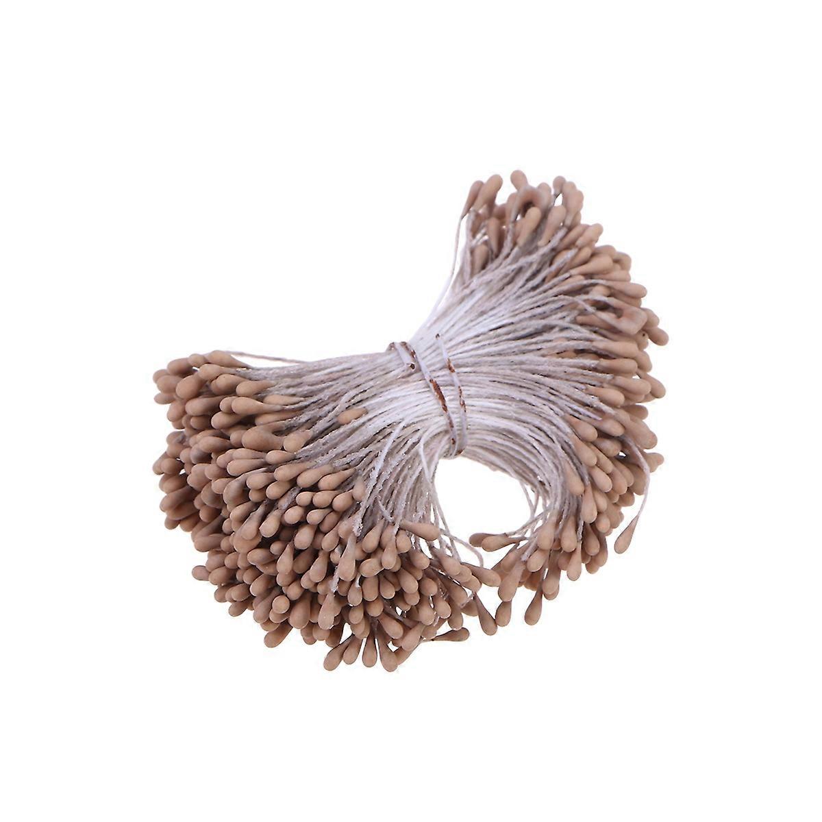 Flower Stems For Crafting Double-Ended Design Plaster Material DIY Enthusiasts Faux Flower Arrangement 400Pcs/Set