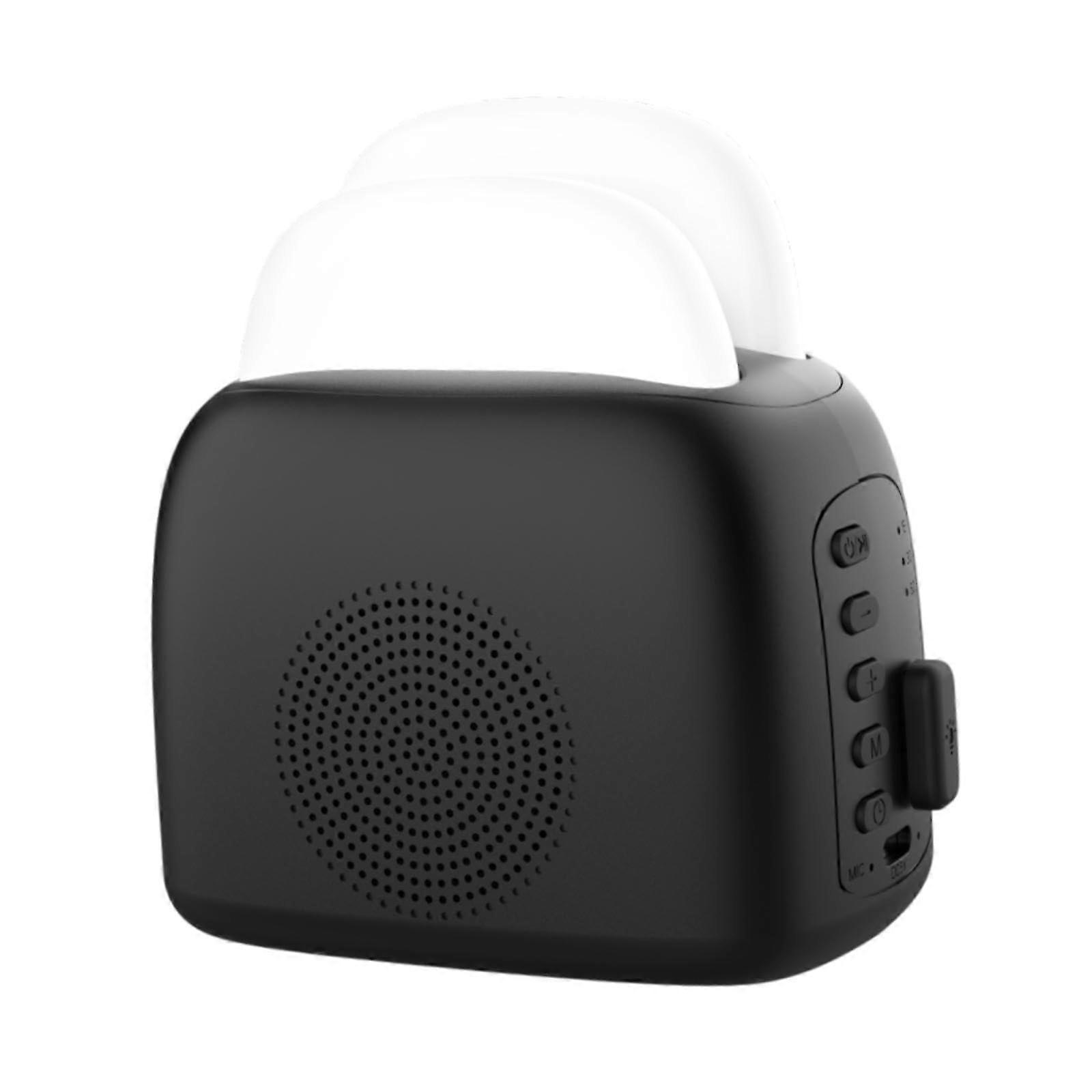 Portable Sound Machine White Noise Machine with 6 Soothing Sounds, Sleep Machine for Meditation, Kindergarten, Bedroom, Black