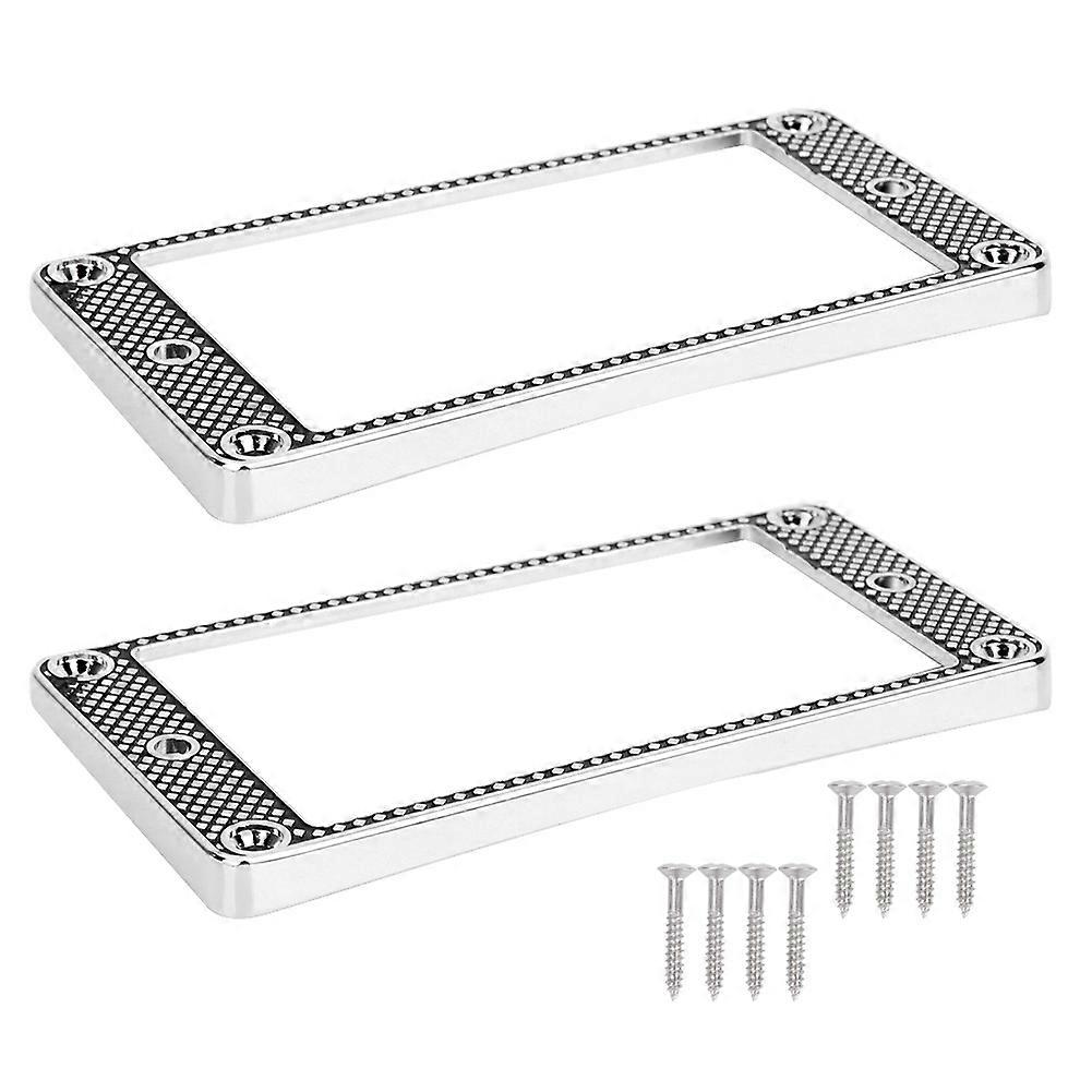 Metallgitarr Humbucker-pickupram Monteringsring för elgitarrtillbehör
