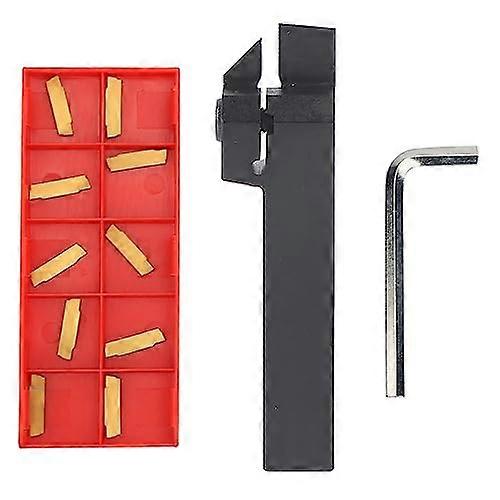 CNC Lathe Turning Tool Holder, MGEHR16162 100 mm Pack of 10 MGMN200G Inserts