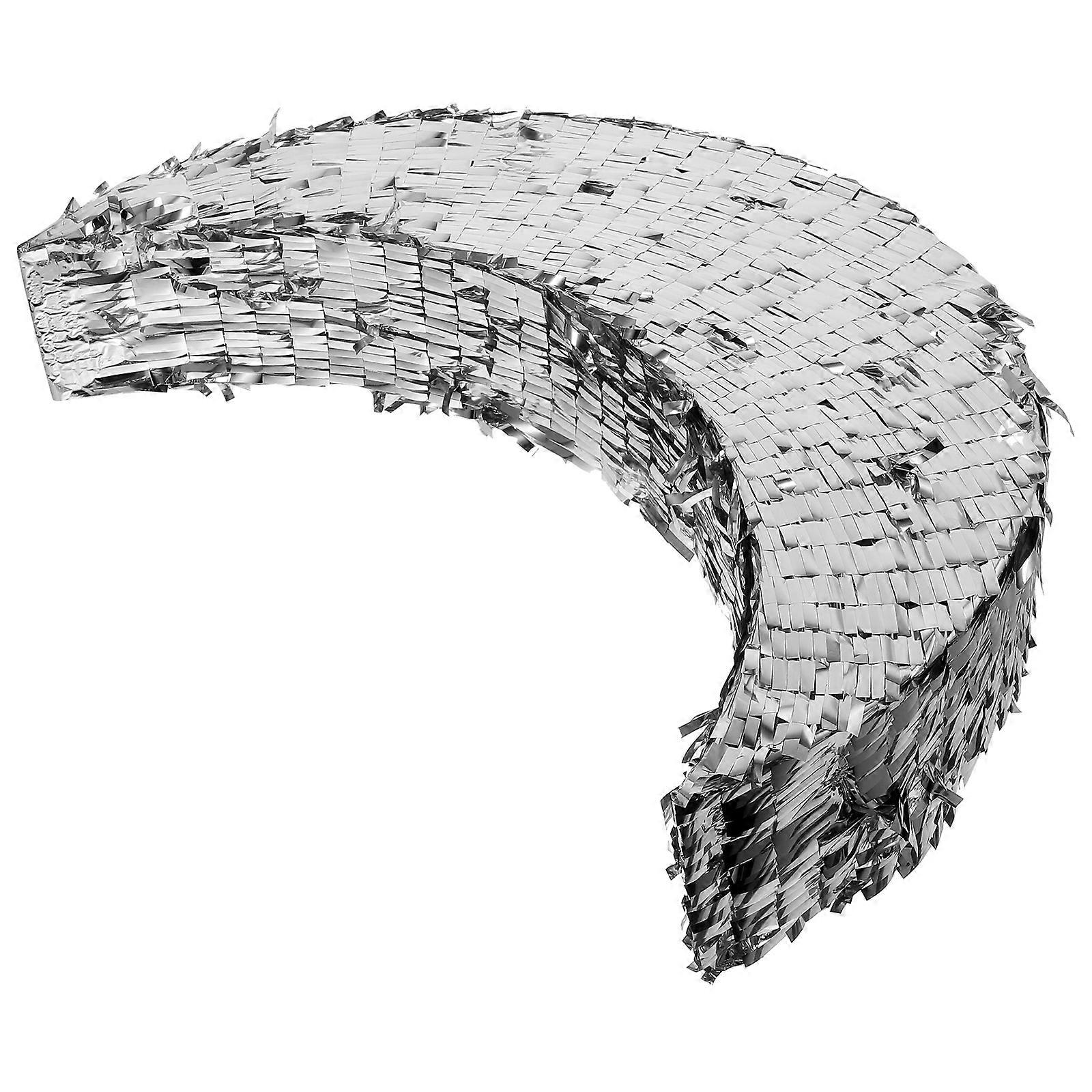 Silver Paper Pinata Decoration for Hanging Party Games and Photo Props Suitable for Various Occasions