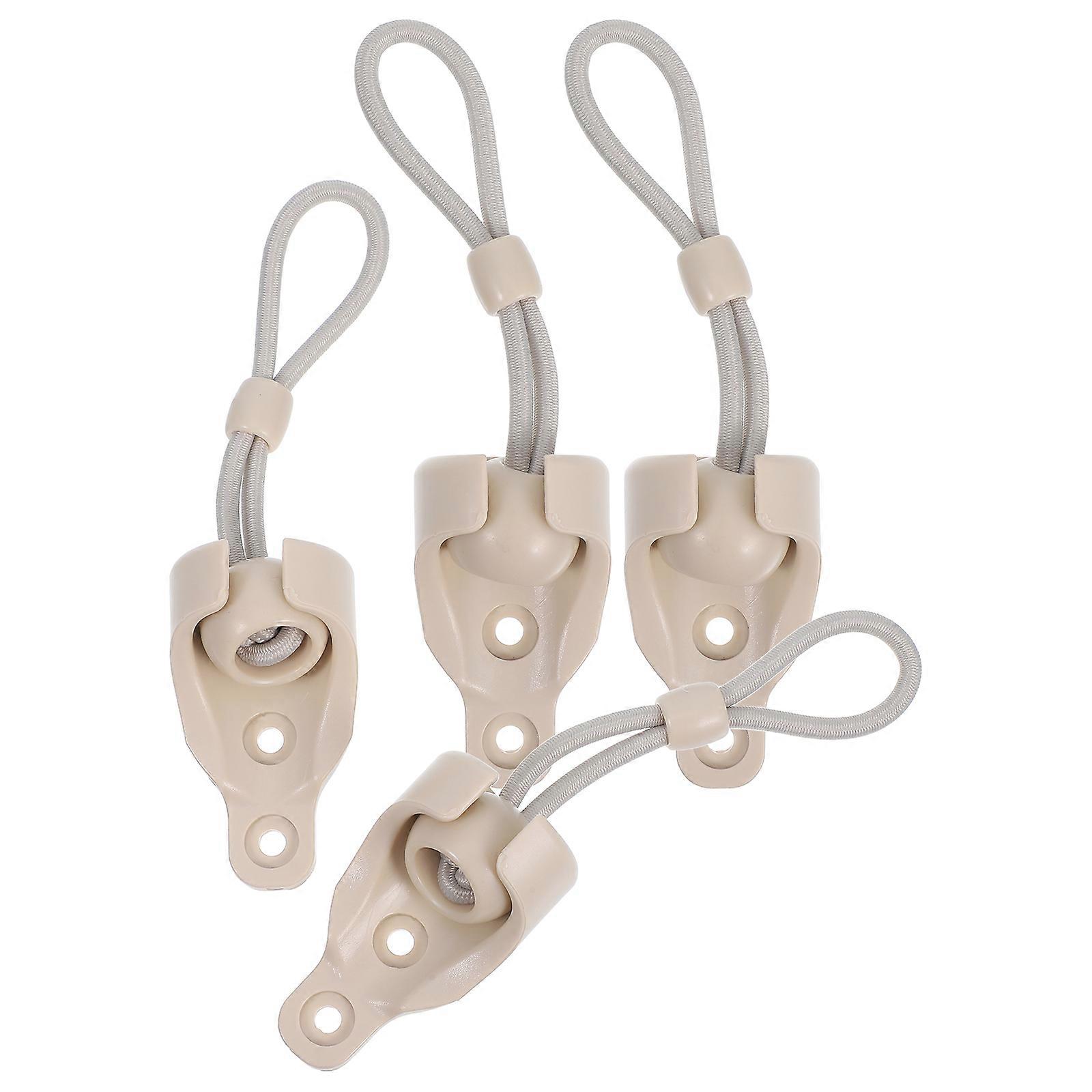 4 Set Roller Shade Hardware Replacement Parts Bungee Cords with Balls Universal Kit for Sun Shades Blackout Roller Blinds