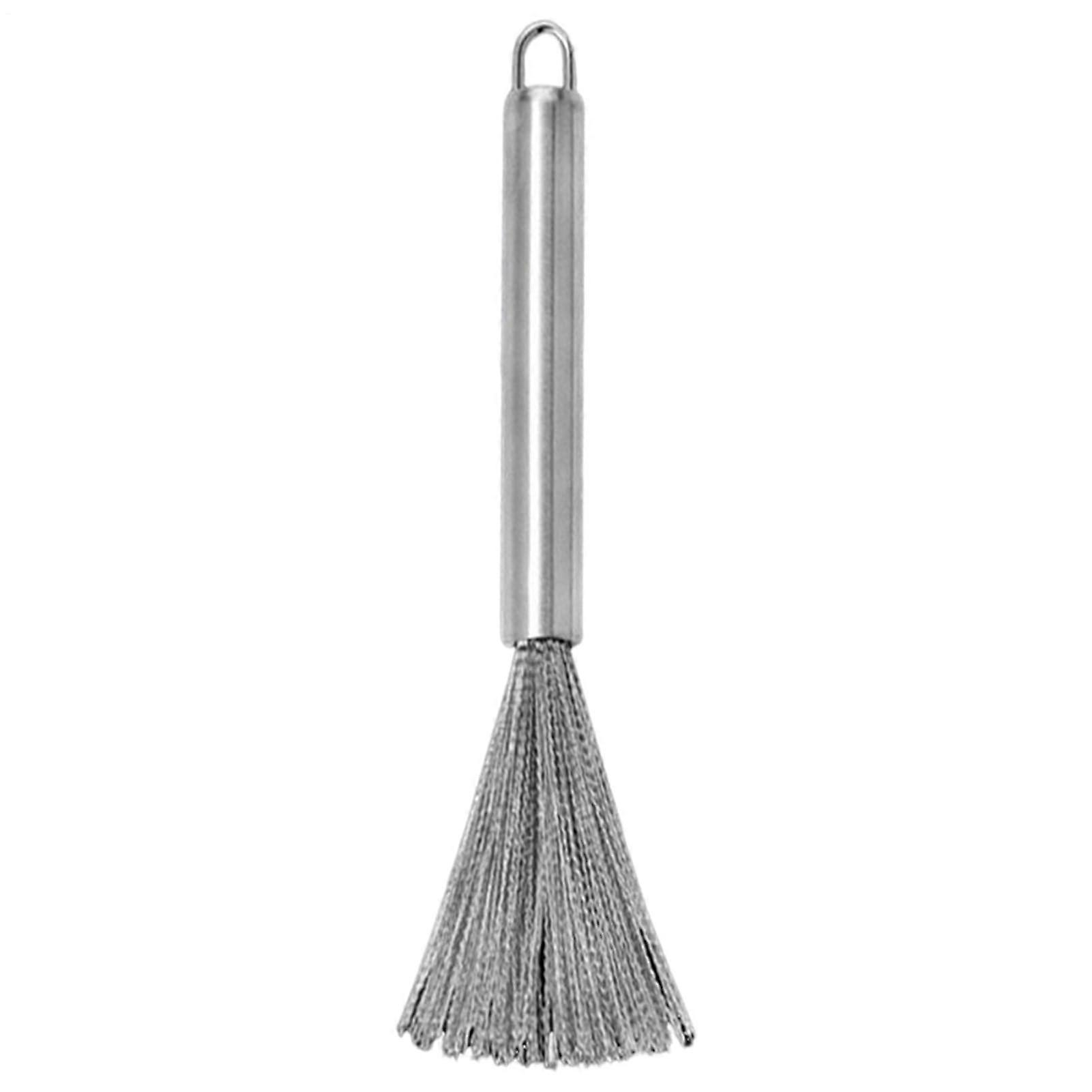 Stainless Steel Bowl Brush with Handle Performance Cleaning Tool