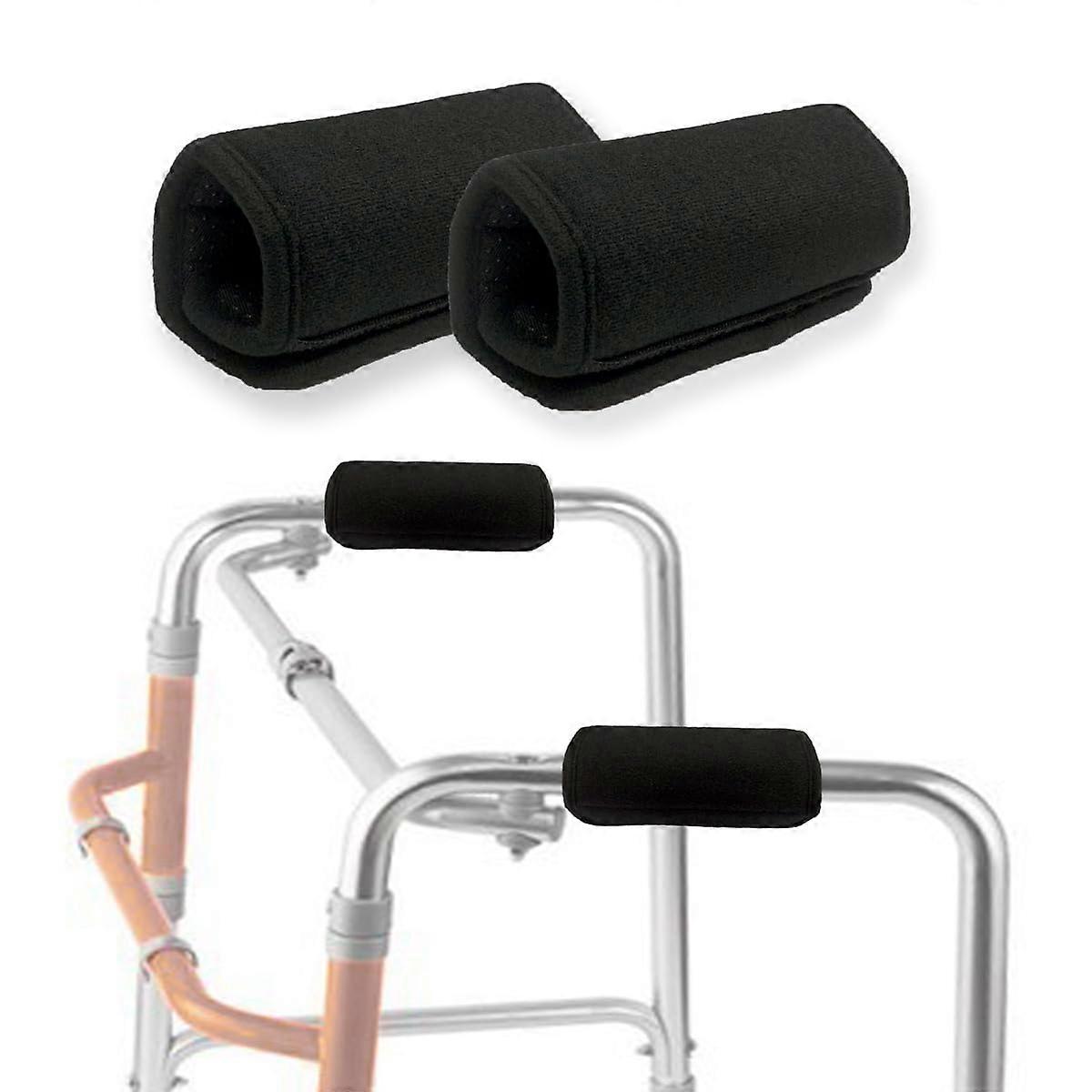 Universal Walker Padded Hand Grip Covers Memory Foam Core Padding, Medical Grade Soft Cushion, Wicking, Washable