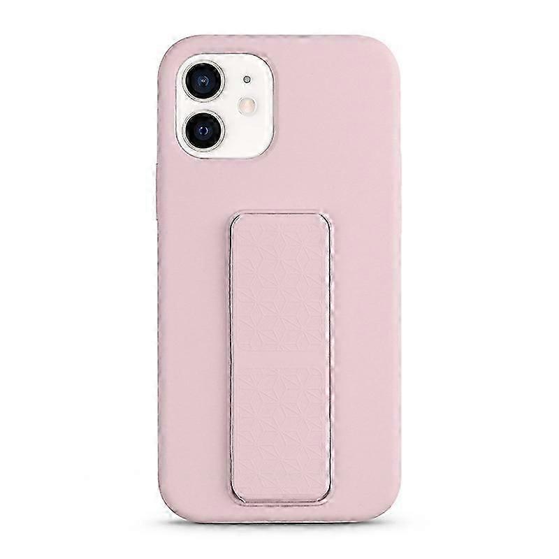 For iPhone 12 Liquid Silicone Holder Phone Case