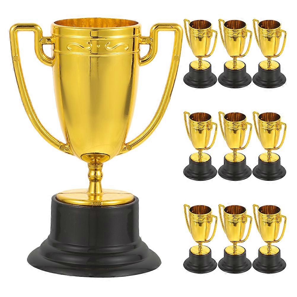 Award Trophy Kit For Children And Party Organizers Featuring Bright Color Design 10Pack