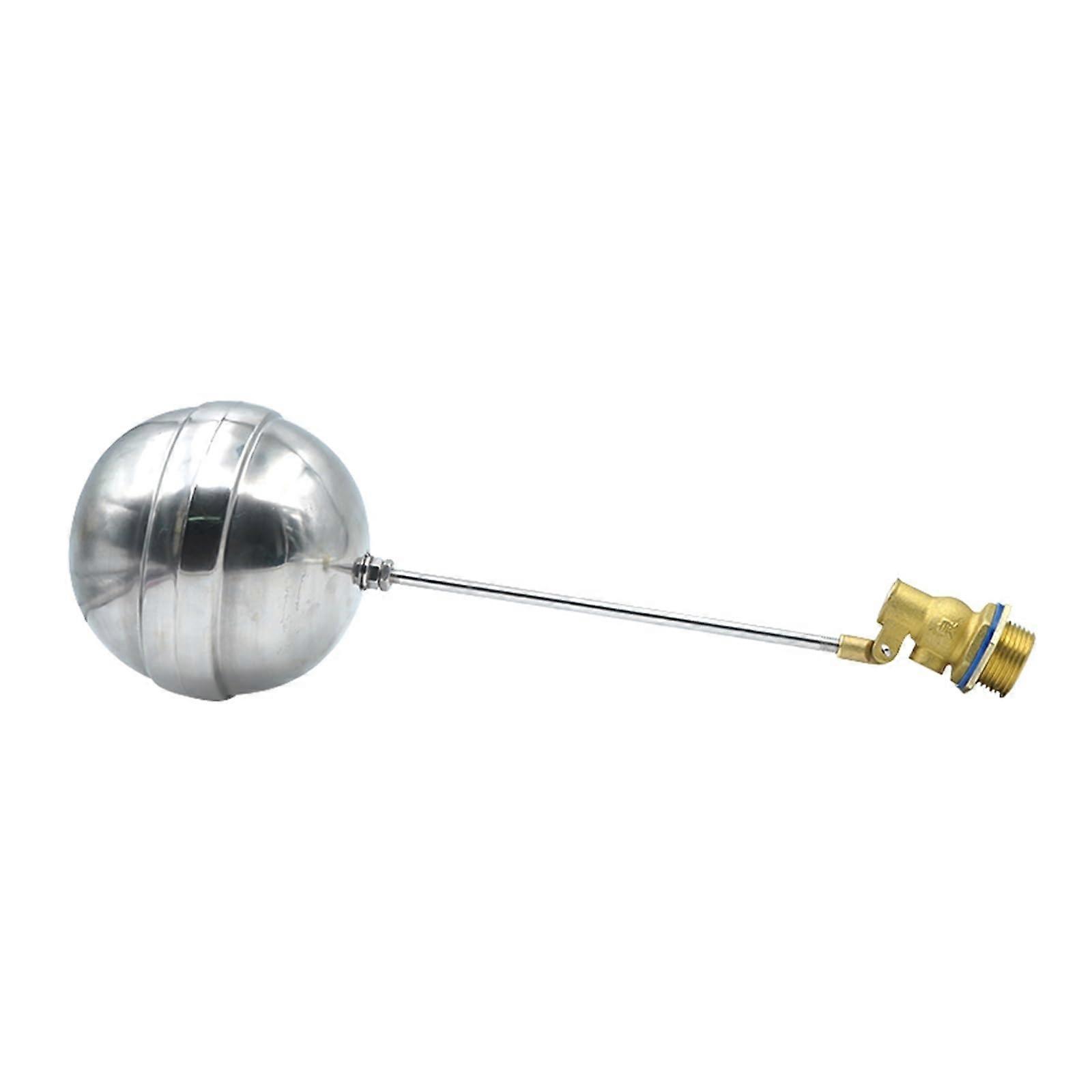 Float Valve 1 Inch Brass Float Ball Valve for Cold and Hot Water Tanks, SS201 Shaft, Dn25 Cistern Flow Control