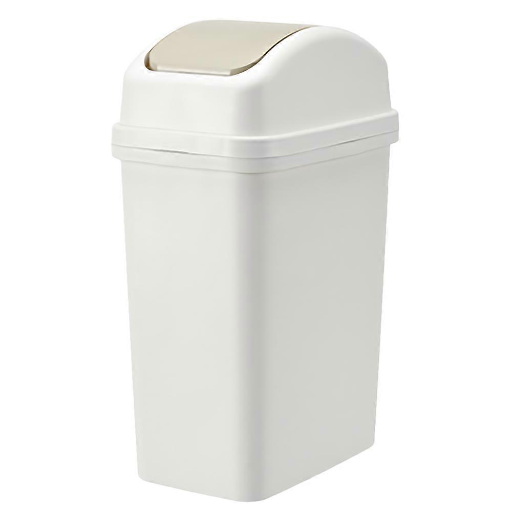 Swing Lid Trash Can Rubbish Waste Bin Kitchen Garbage Can Trash Container Waste Storage Bin