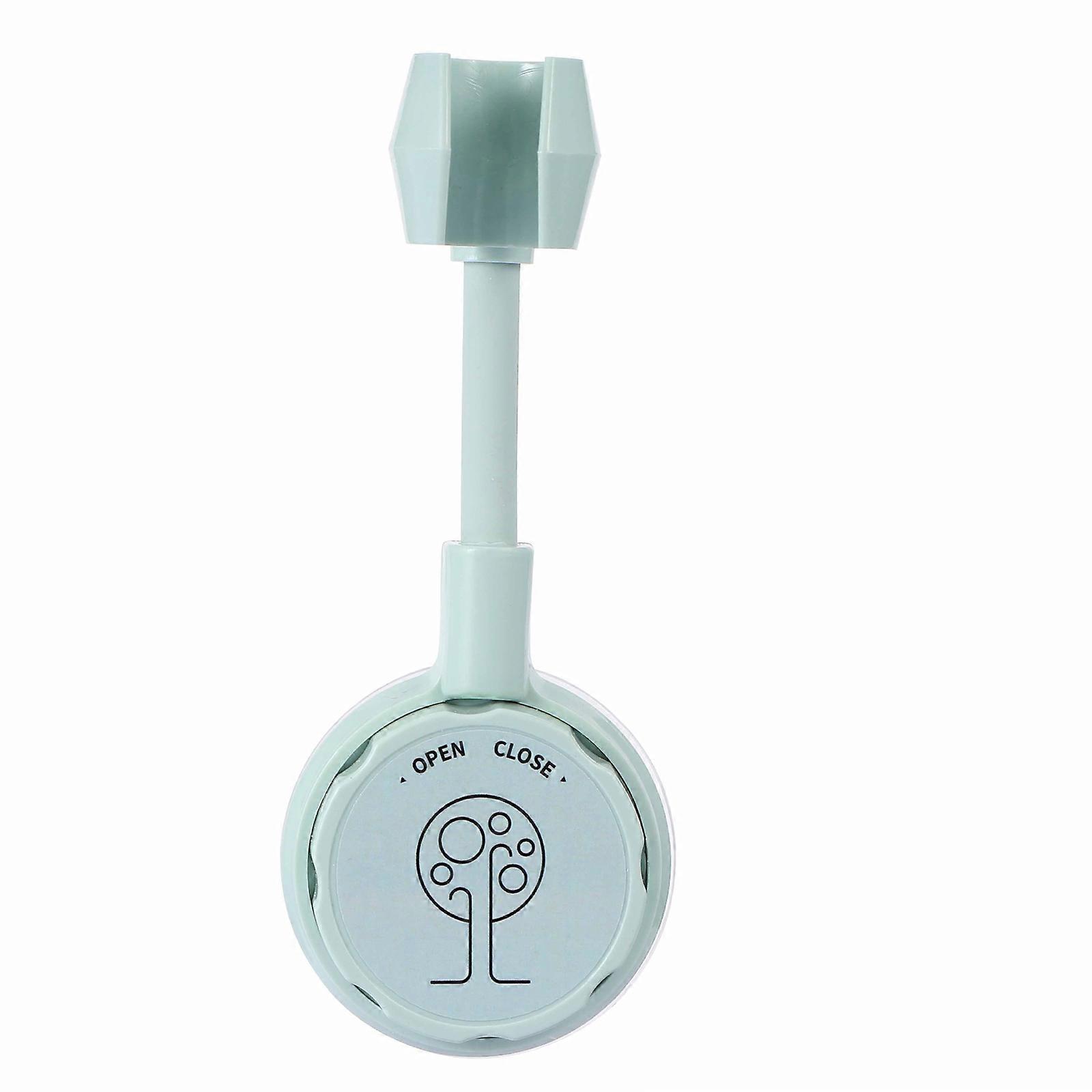 Adhesive 1Pack Shower Holder Bracket For Handheld Showerheads Ideal For Family Use In Green ABS Material