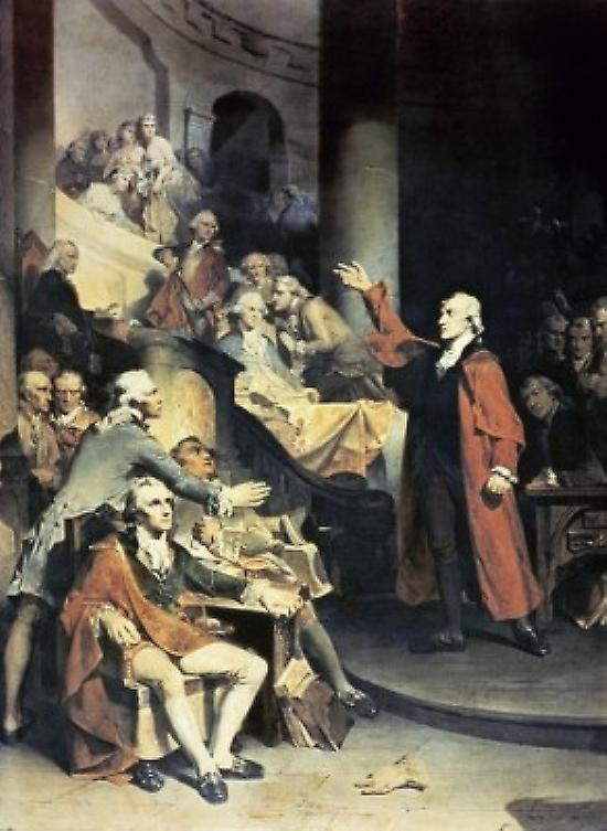 Patrick Henry Addressing the House of Burgesses, Peter Frederick
