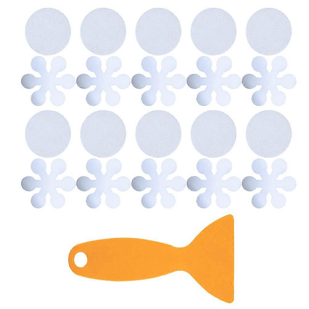 Bathroom Non-slip Stickers 1 Set Non-Slip Sticker Suitable For Swimming Pool Accessories 10x10cm Orange Anti-Skid Functionality