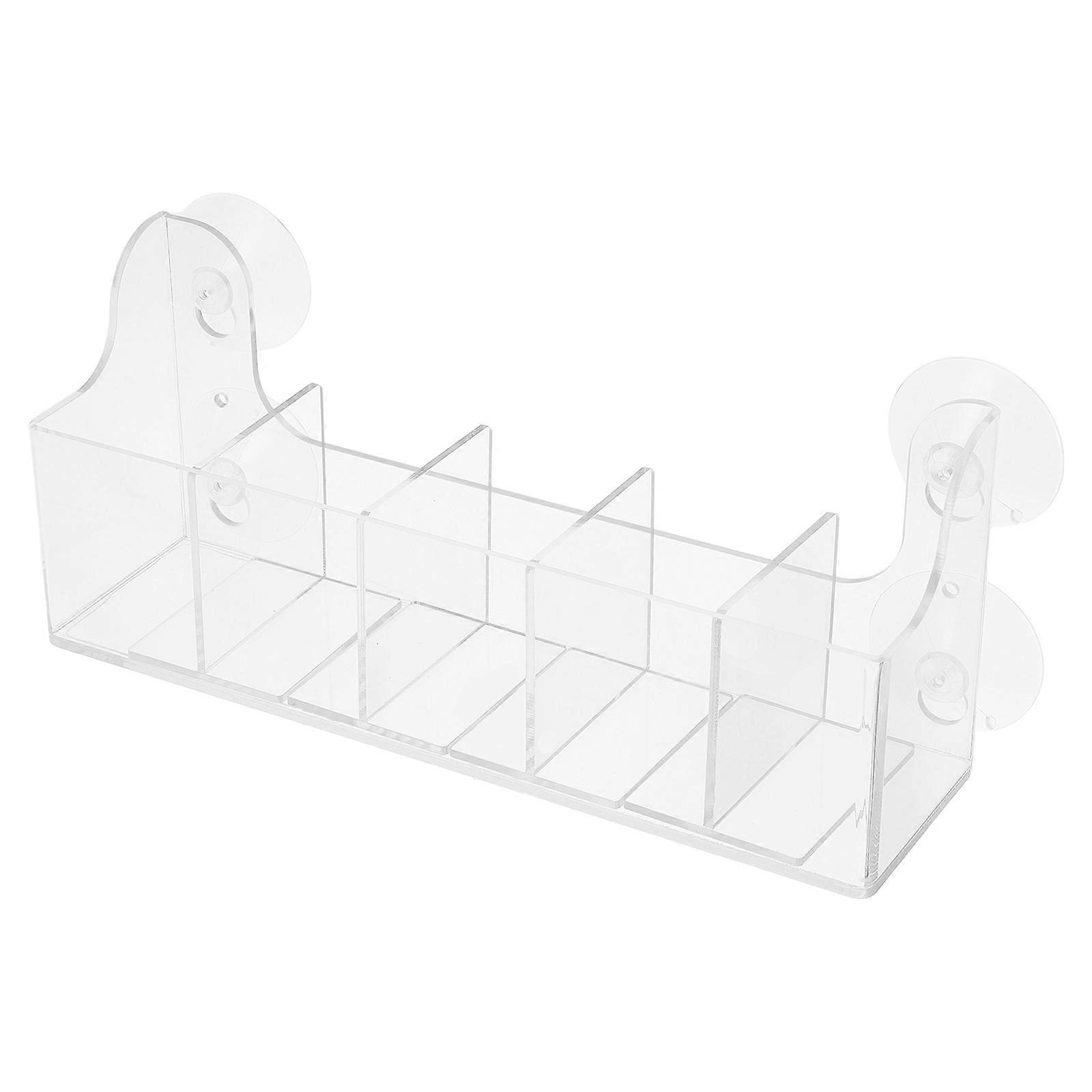 Adjustable Suction Cup Fridge Door Organizer Shelf with Drink Dispenser Compartments for Refrigerator and Freezer – Easy Install and Clean Beverage