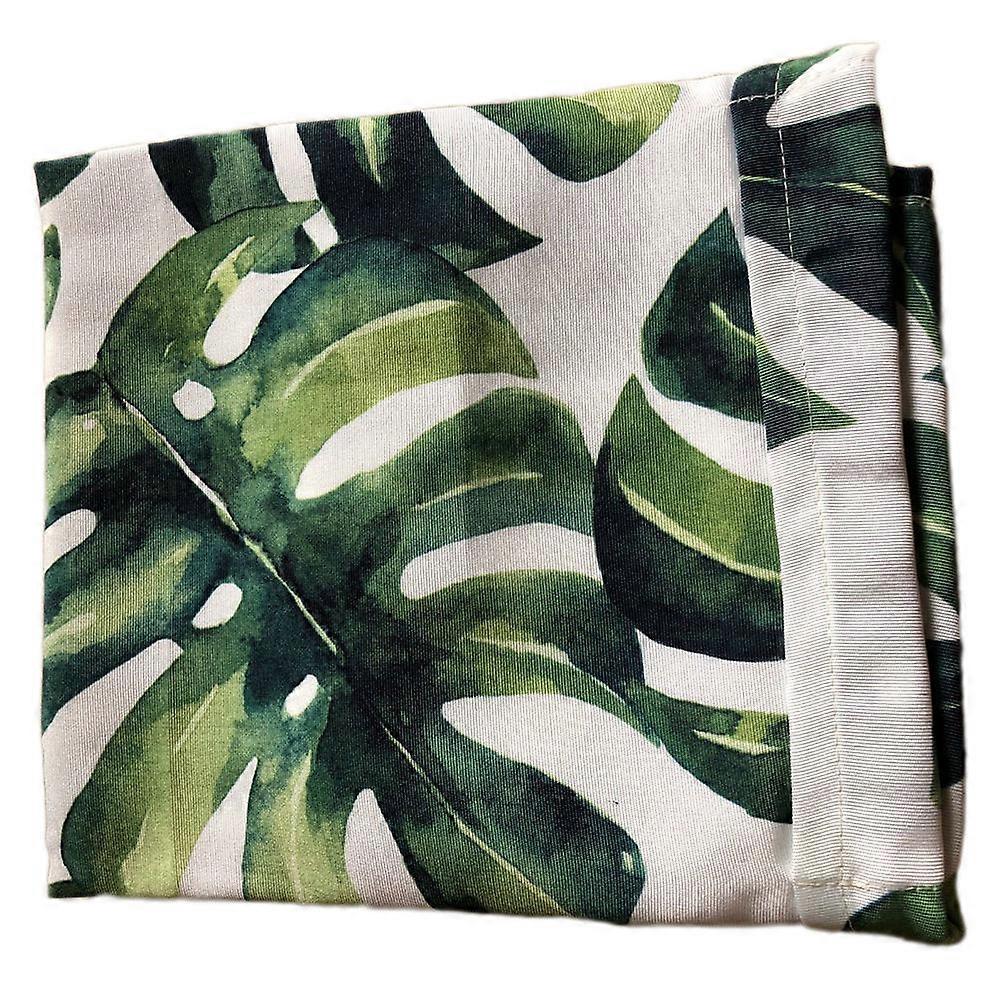 Rectangular Washing Machine Cover With Water Resistance Ideal For Laundry Rooms In Green Tone 1Set