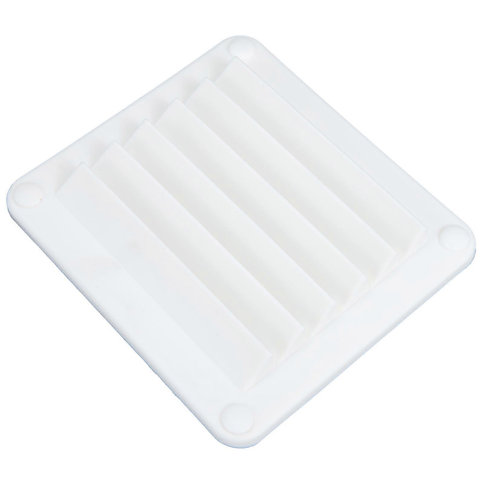 Boat Louvered Vent Marine Air Vent Use In Caravan And RV Interiors Crafted From Durable Nylon In White For Effective Ventilation 1Pack
