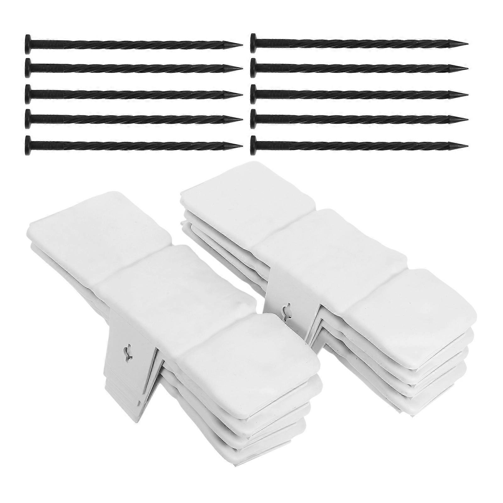 Garden Edging Border Plastic Landscape Edging Fence with 10Pcs for Decoration