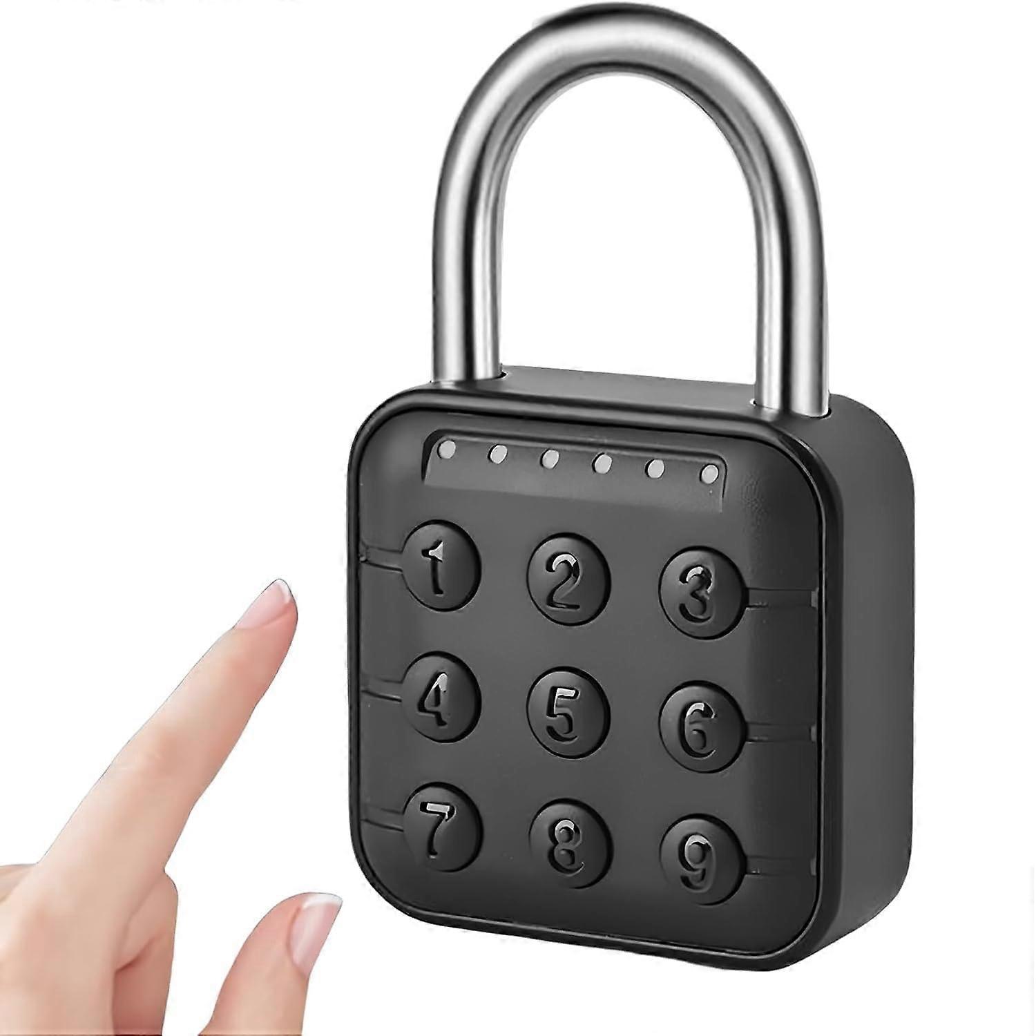 Padlock 6-Digit Combination Lock, IP67 Waterproof, Stainless Steel Body, Keyless Security