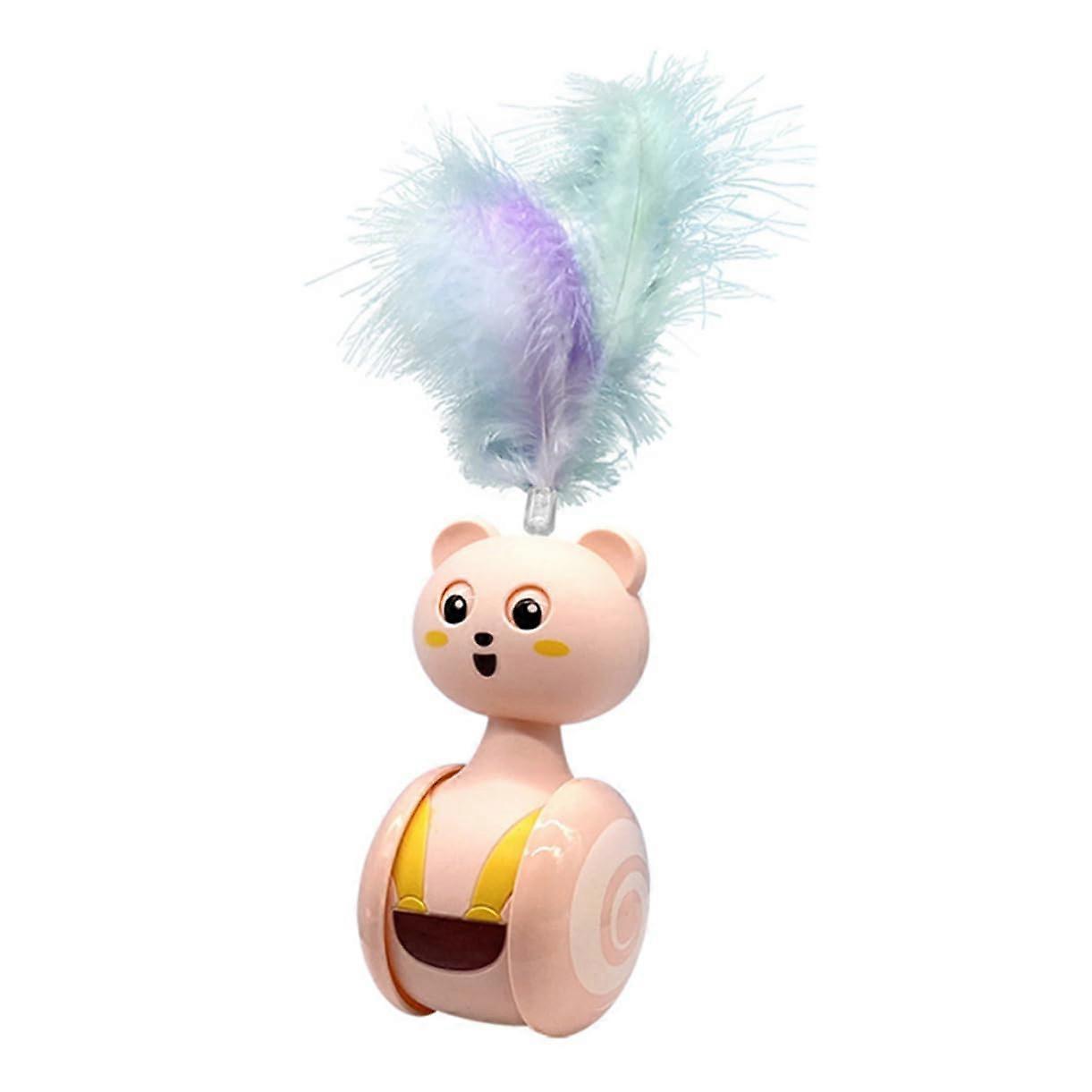 Interactive Cat Wobble Toy For Kittens, Indoor Cat Toy, Humorous Tumbler, Color Version, Independent Play