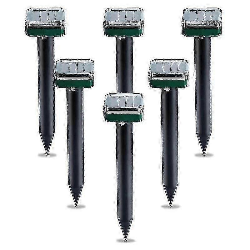 6 Pcs Solar Powered Snake Repellent For Outdoors,ultrasonic Snake Repellent,solar Snake Repellent F