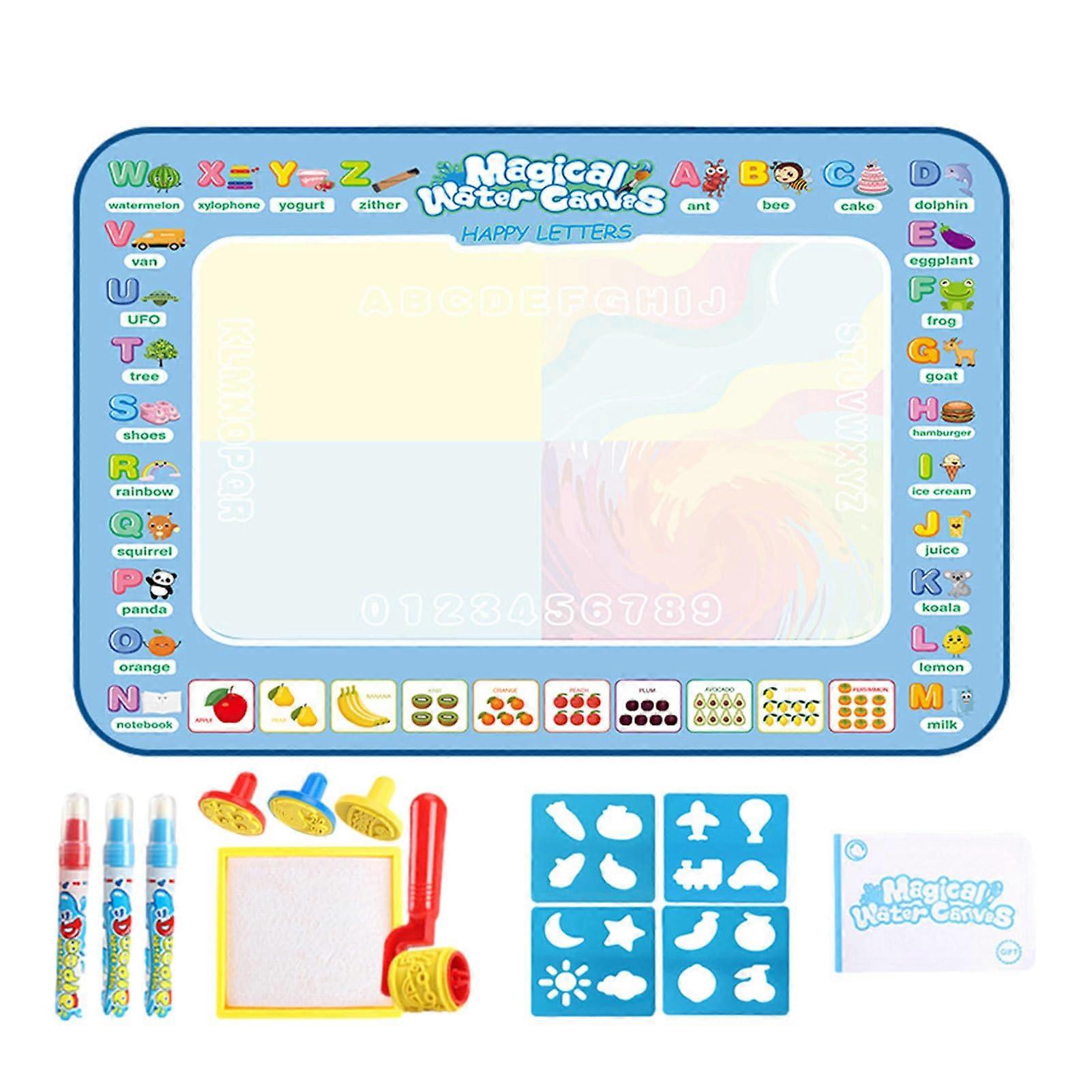 Magic Doodle Mat 100 X 80 Cm, Reusable Water Painting Doodling Board For Kids, Doodling And Drawing Mat