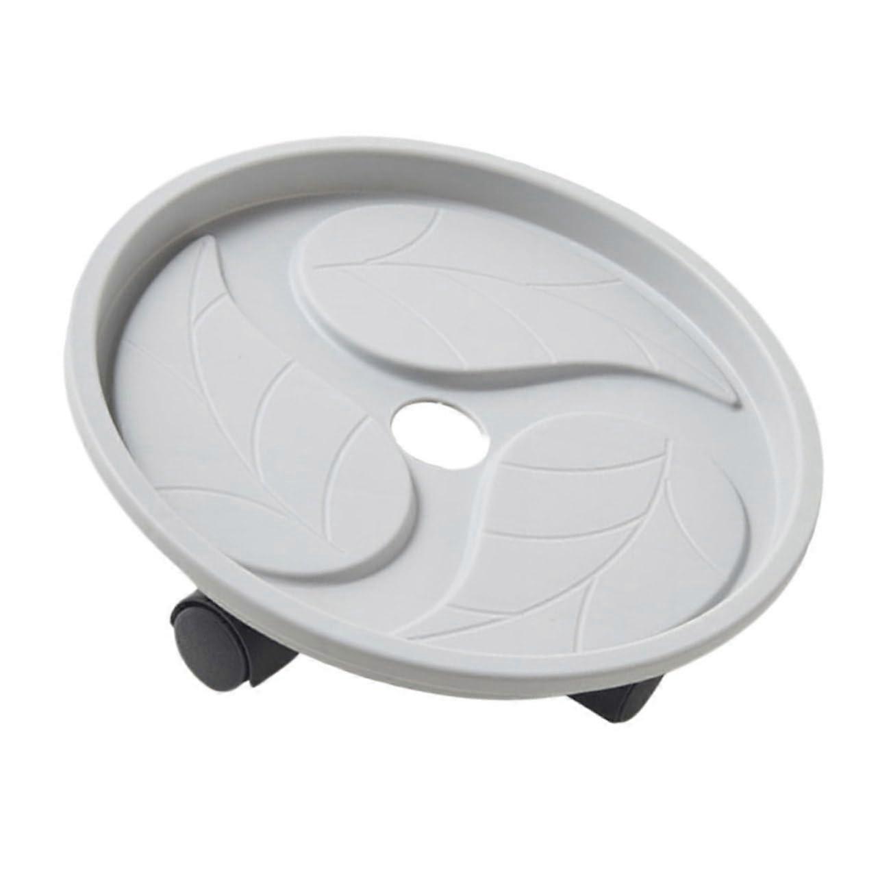 Blumentopf tray with wheels, round base, universal fit, easy to move, durable for home use, 26x26cm