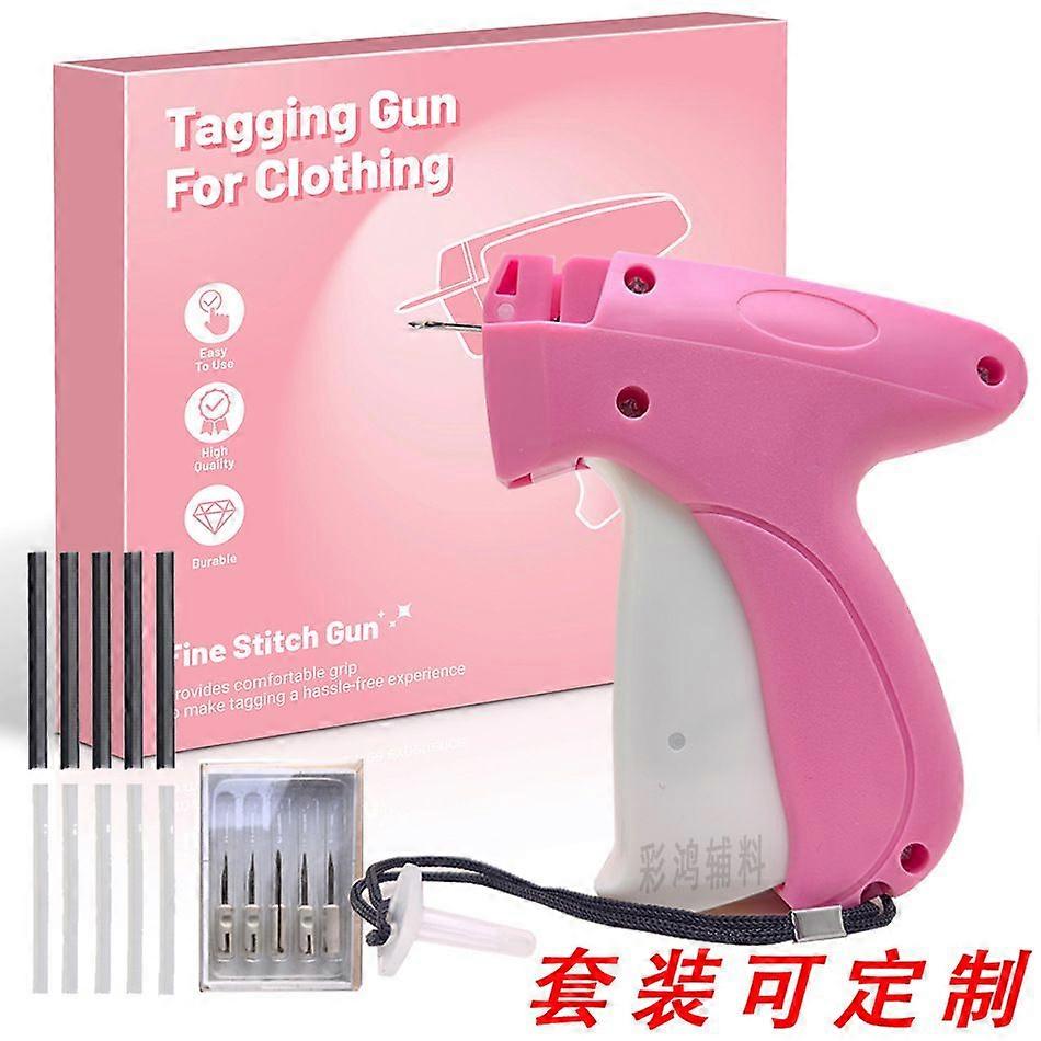 Tagging Gun Flex Clip Gun for Clothes, Fast Fastener for Clothes, Stitchy Quick Clothing Fixer with 5 Needles, 2000 Plastic Needle, Micro Stitchy Gun
