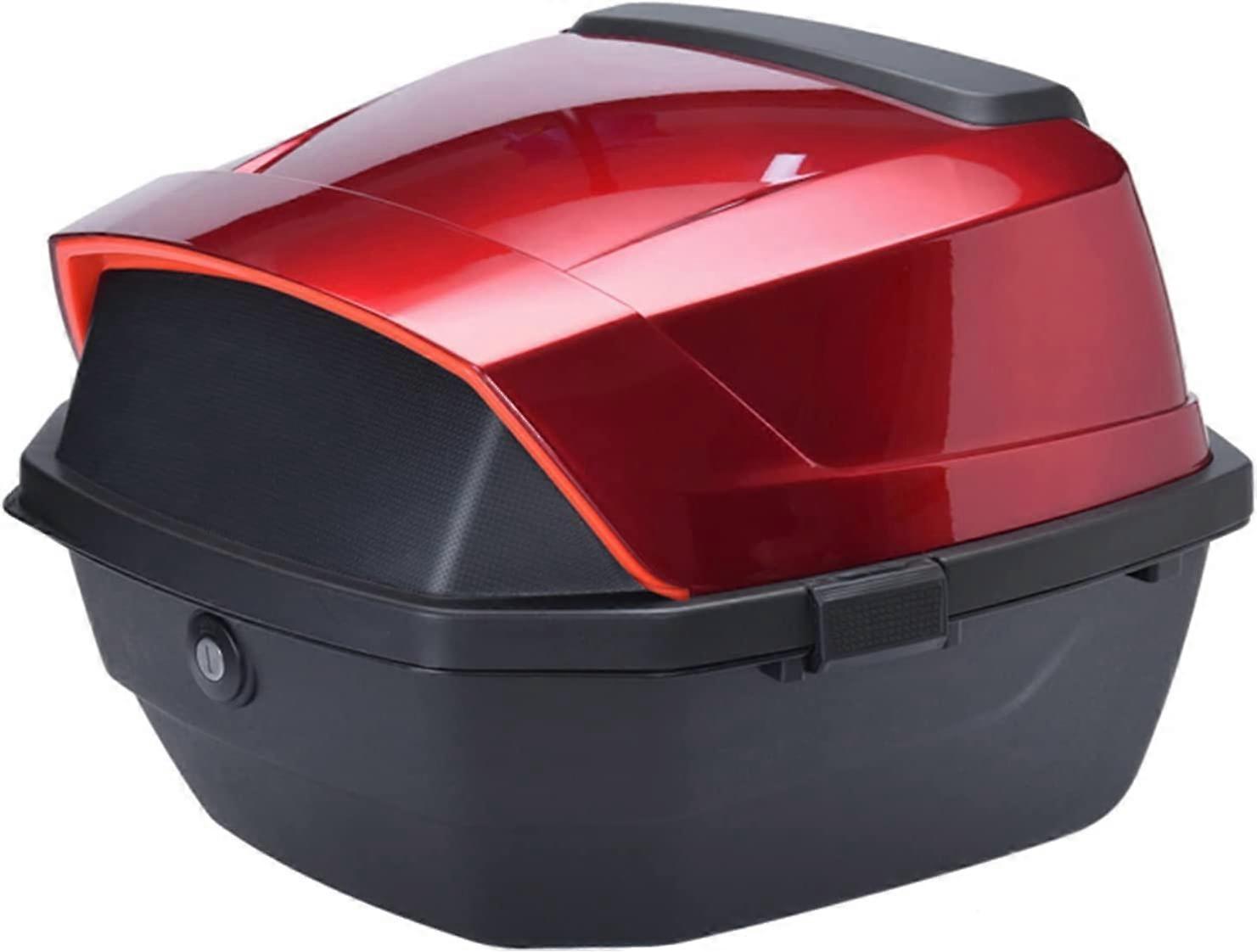 Motorrad Top Box for Helm and Gepäck, Lockable Rear Storage Case, Durable, Universal Fit, Waterproof Design