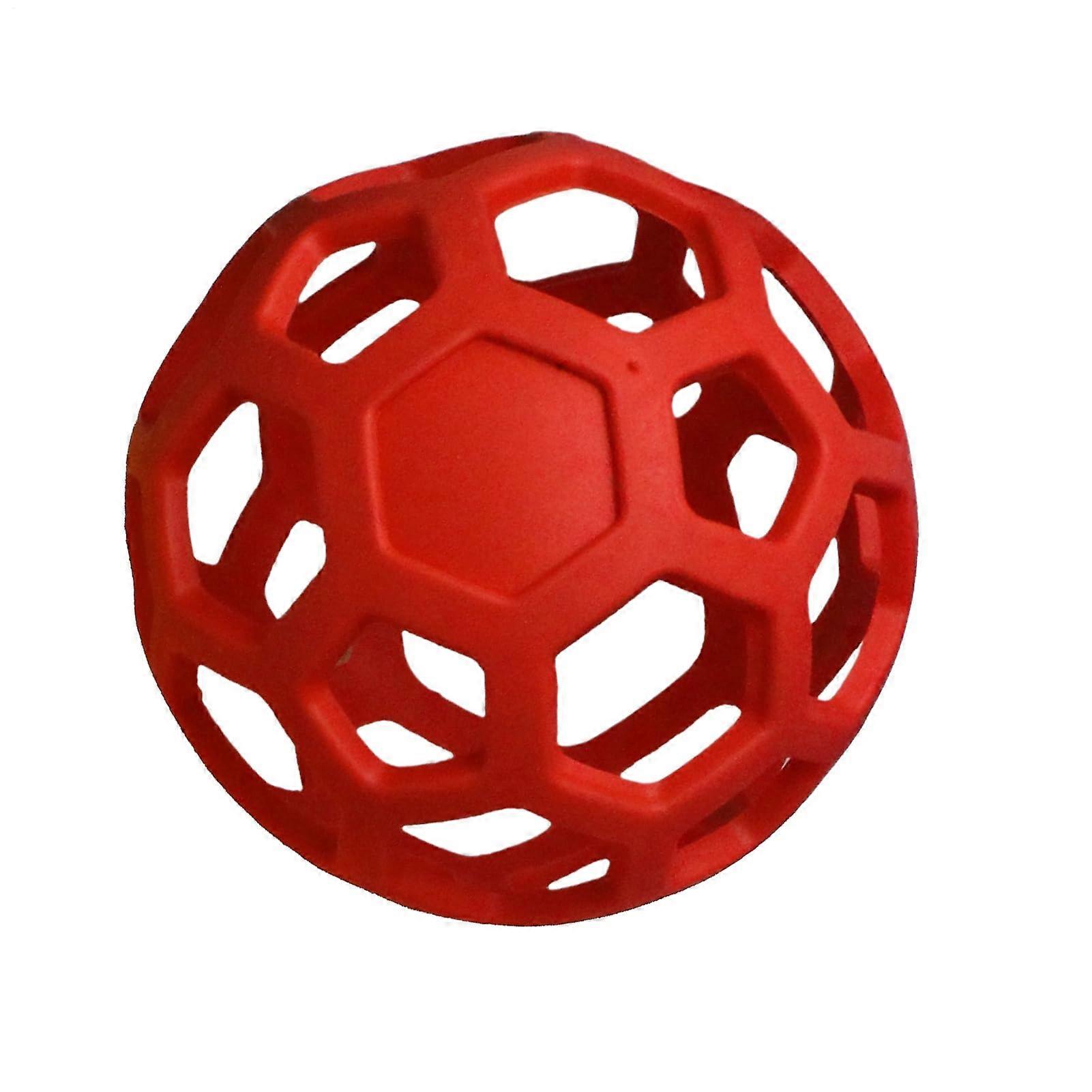 Dog play ball Dog toy puzzle ball bouncing rubber ball Interactive play Fetch training Outdoor playtime Exercise Red