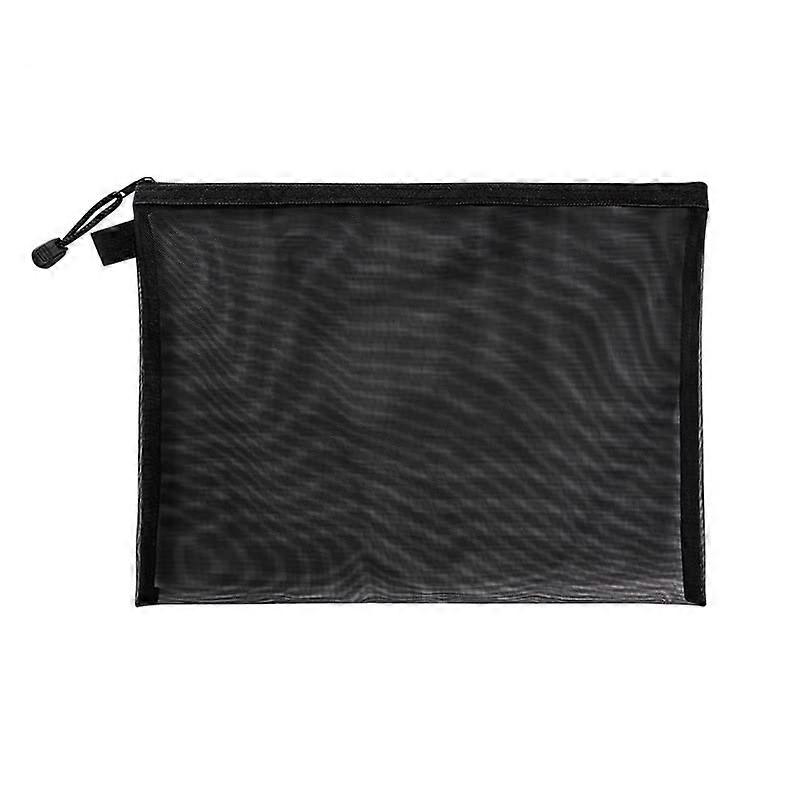 6 x A4 Cosmetic Bag Set, Makeup Organizer, Document Storage Pouches with Zipper, Mesh File Holders for Papers and Accessories