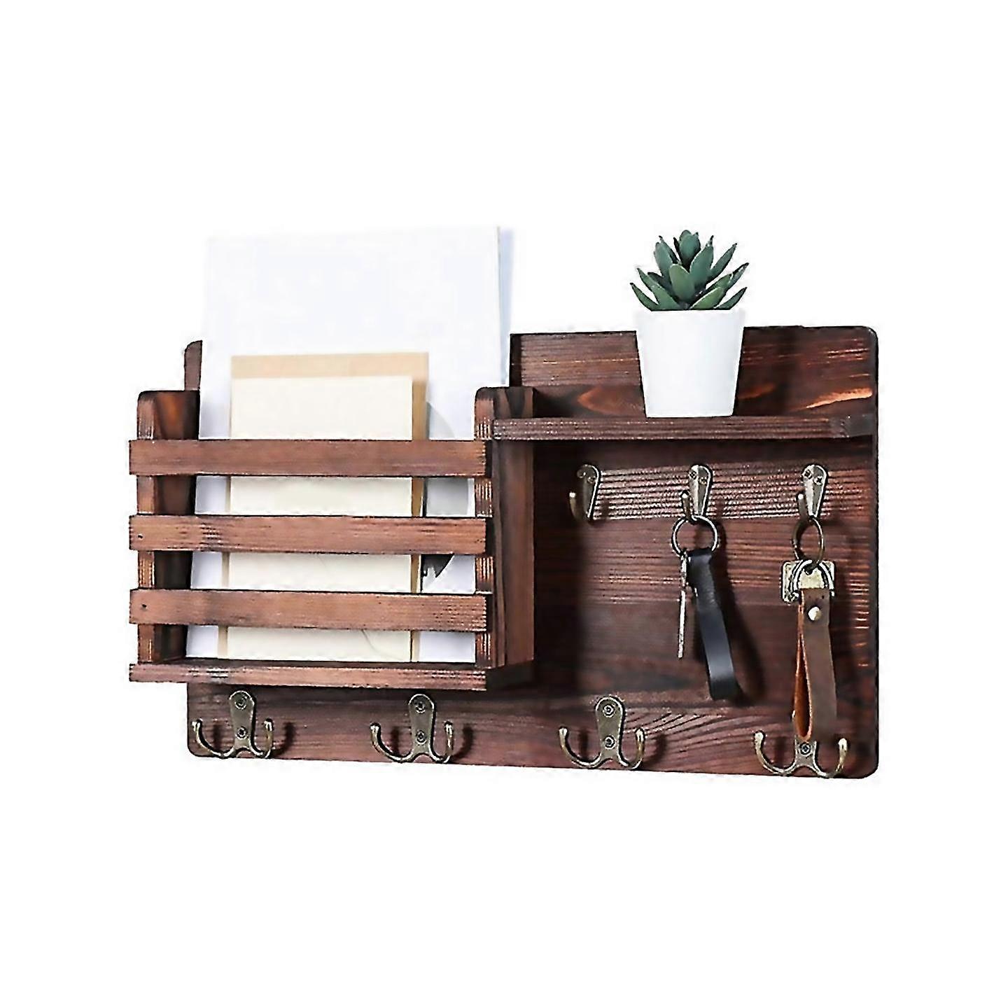 For Key And Mail Holder For Wall Mail Organizer Wall Mount With Hooks