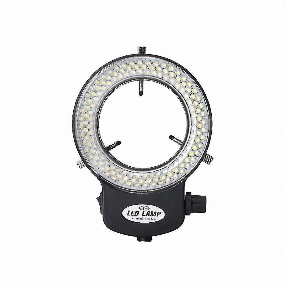 Adjustable LED Ring Light with 144 Beads for Industrial Microscope Illumination