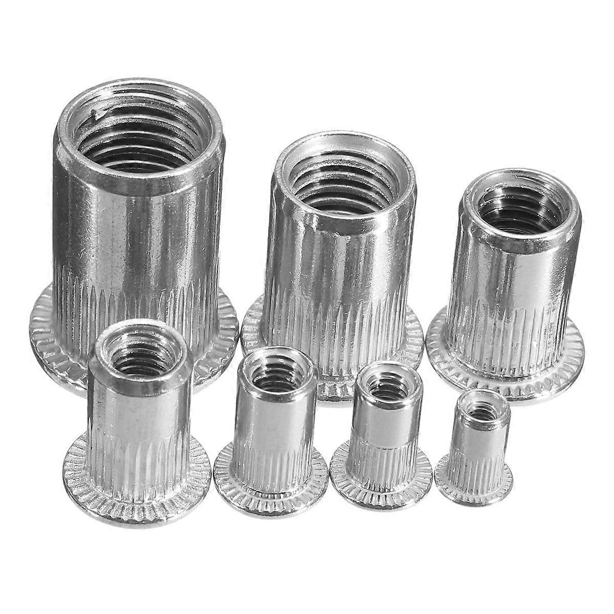 1 x Silver Threaded Steel Rivnuts Blind Nutserts Nutserts Nutserts Nutsert Rivet M10