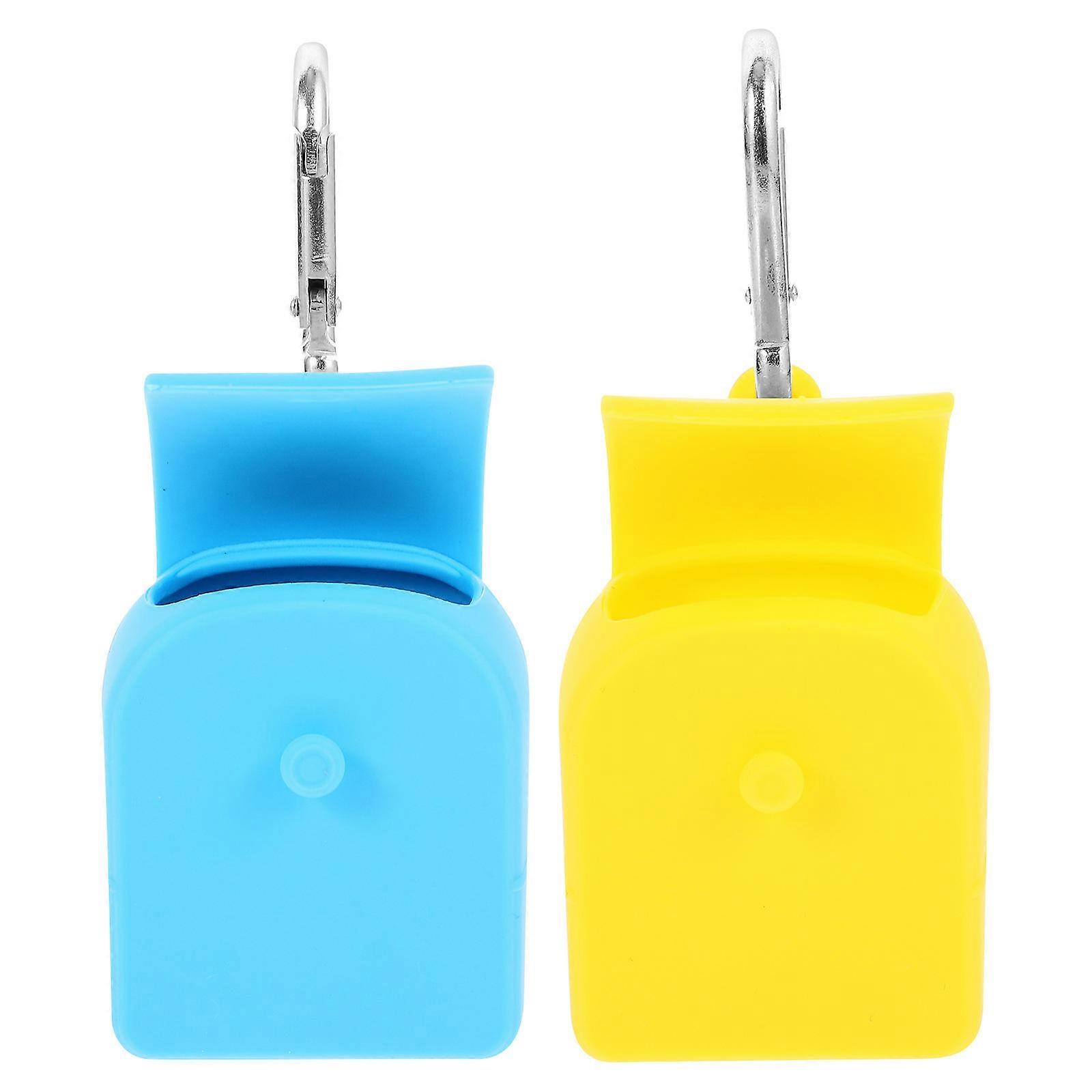 Silicone Coin Purse Keychain Lightweight & Durable 2 Pack Earphone & Accessory Storage Organizer for Keys, Coins, and Small Items