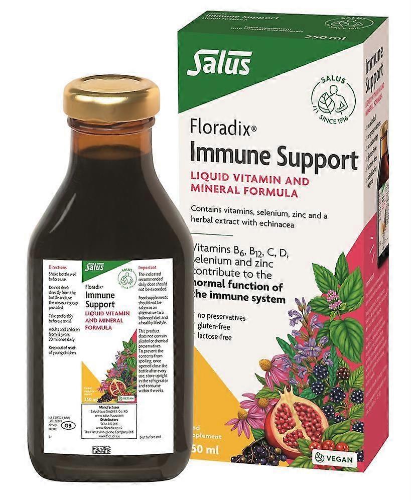 Floradix Immune Support Liquid Formula 250ml - 4 Pack