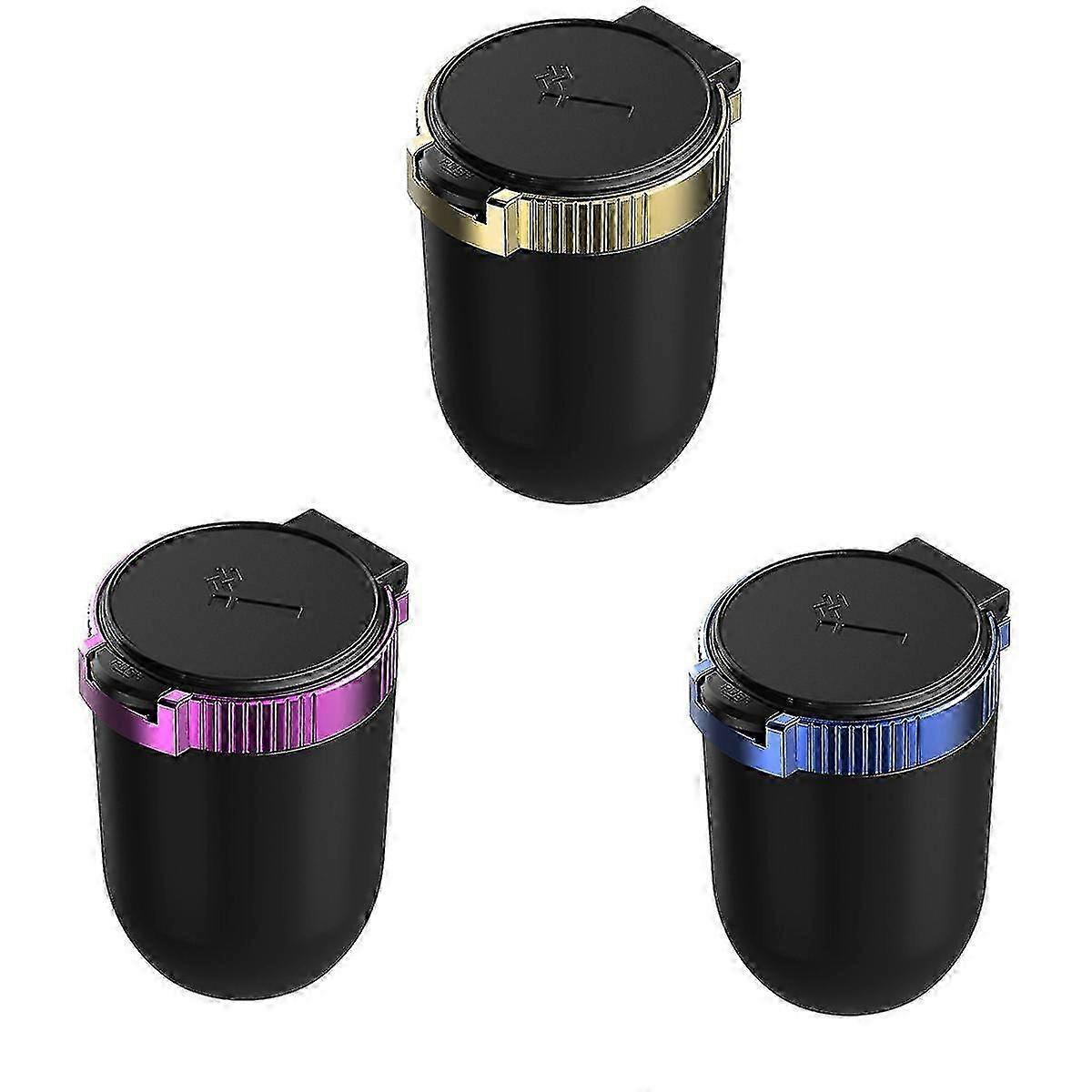 Customizable Vehicle Ashtray with Cover - Practical and Stylish Accessory for Automobiles