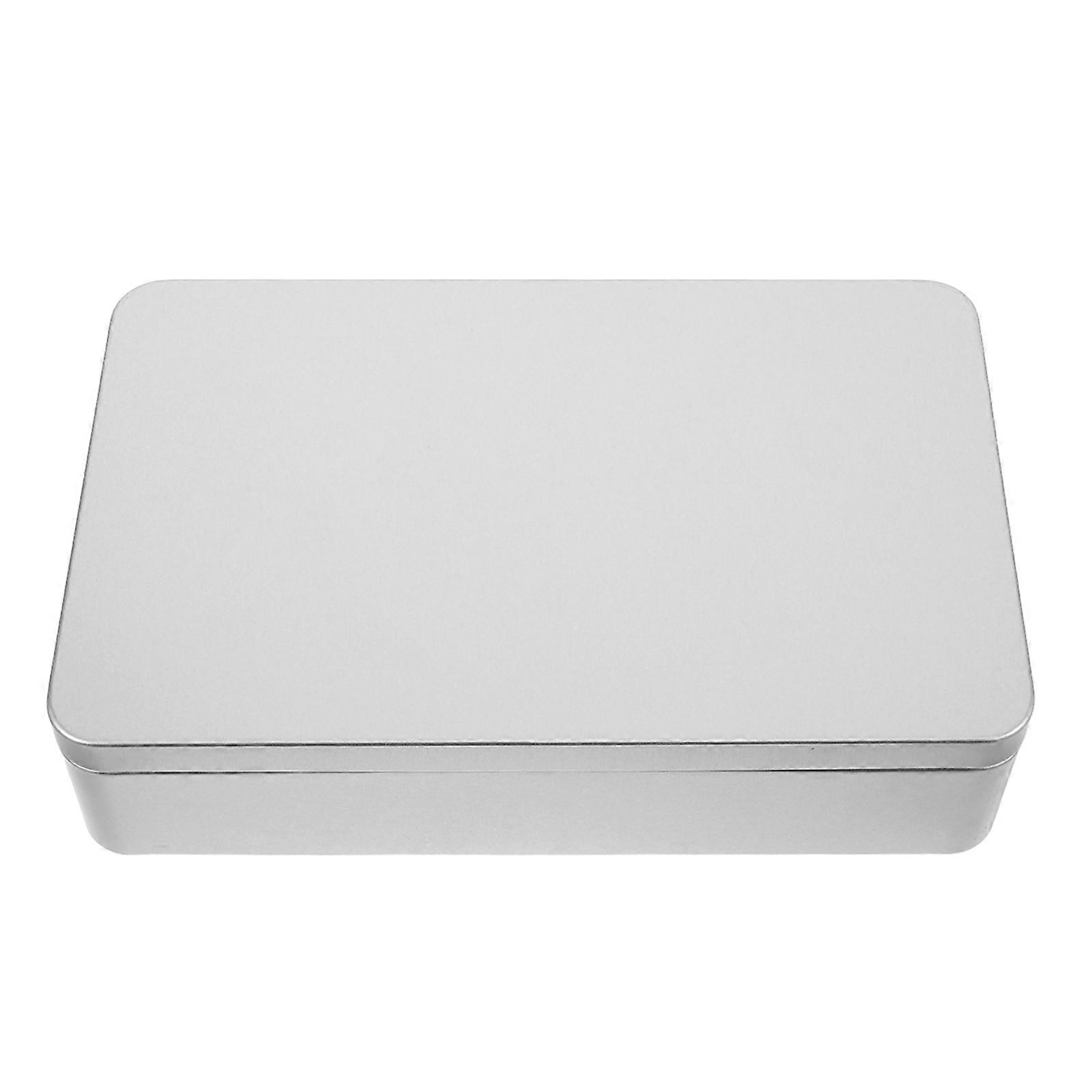 Elegant Small Rectangular Metal Tin with Lid – Versatile Storage Container for Candy, Wedding Favors, and Home Organization