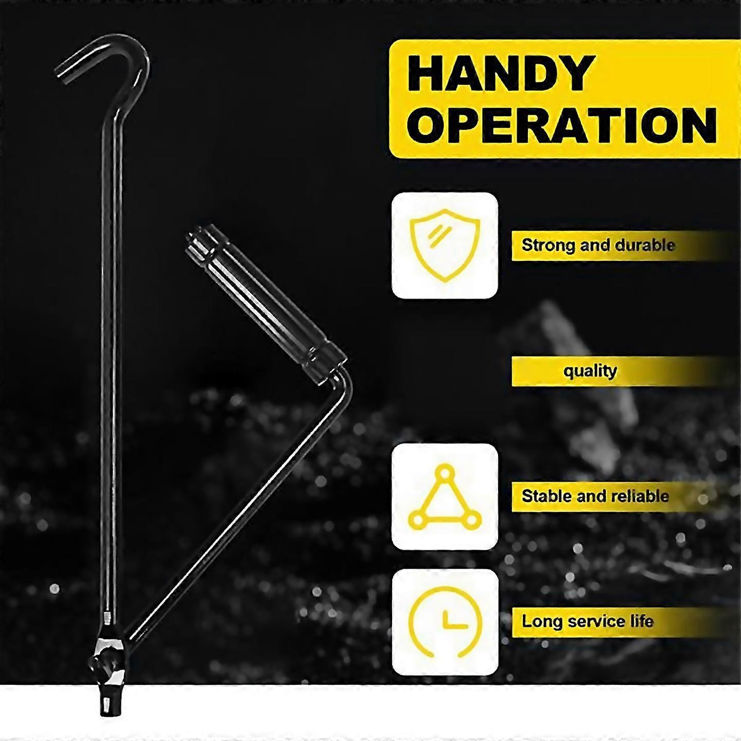 For Car Jack Hand Crank Wheel Spanner Handle For Scissor