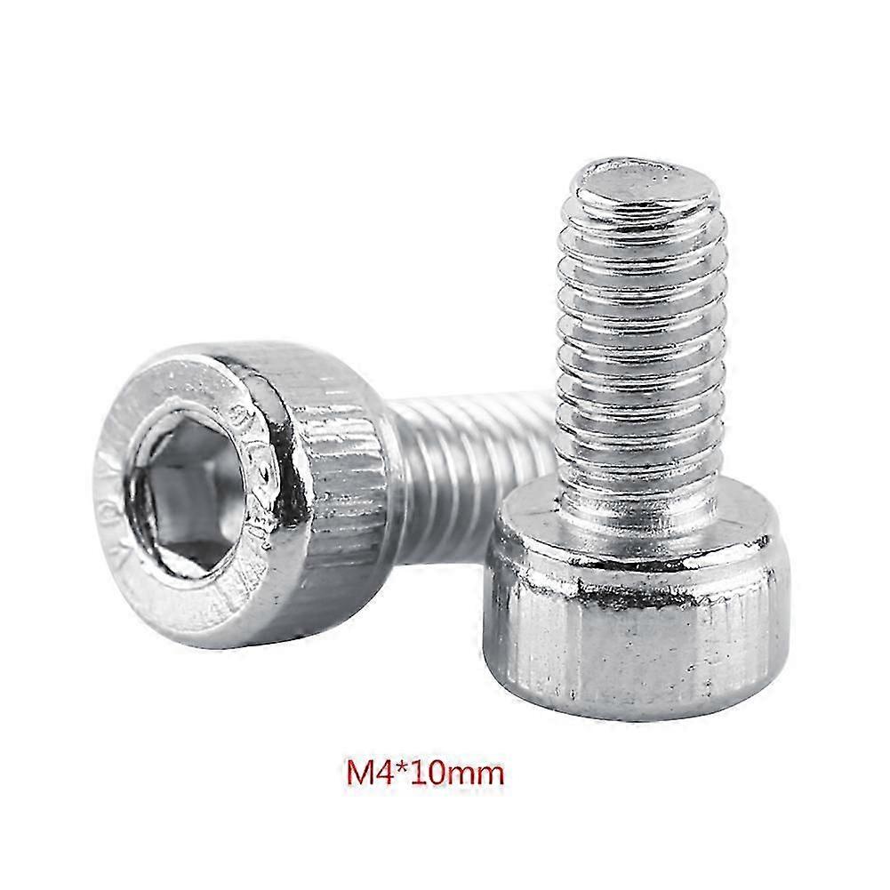 Hex Socket Cap Head Screws Assortment Set Stainless Steel (M4*10, 50pcs)