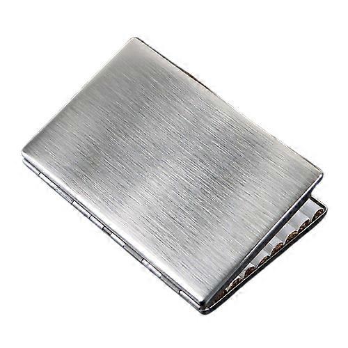 Stainless Steel Cigarette Case 8/10pcs Nickel Finish