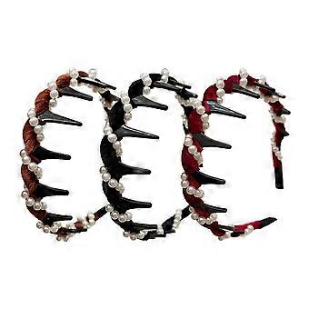 Highly Cranium Hairband Secure Grip Shimmering Rhinestones Detail Hairband For Formal Casual Outfits Multicolor