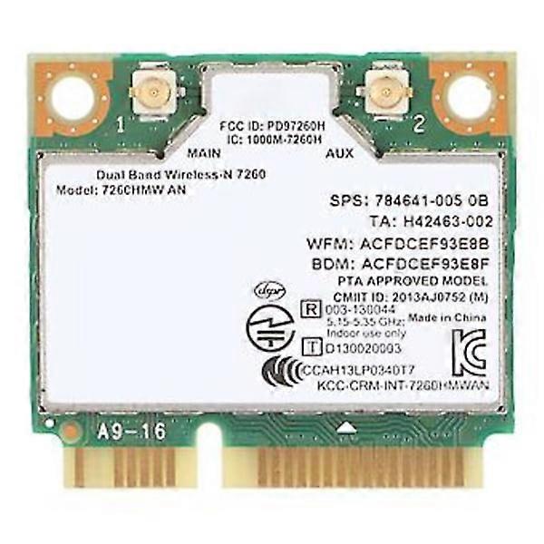 Wifi Card, Network Card 802.11a/B g/n PC E Wireless Network Card Dual Band Wireless Network Card Masterfully Created