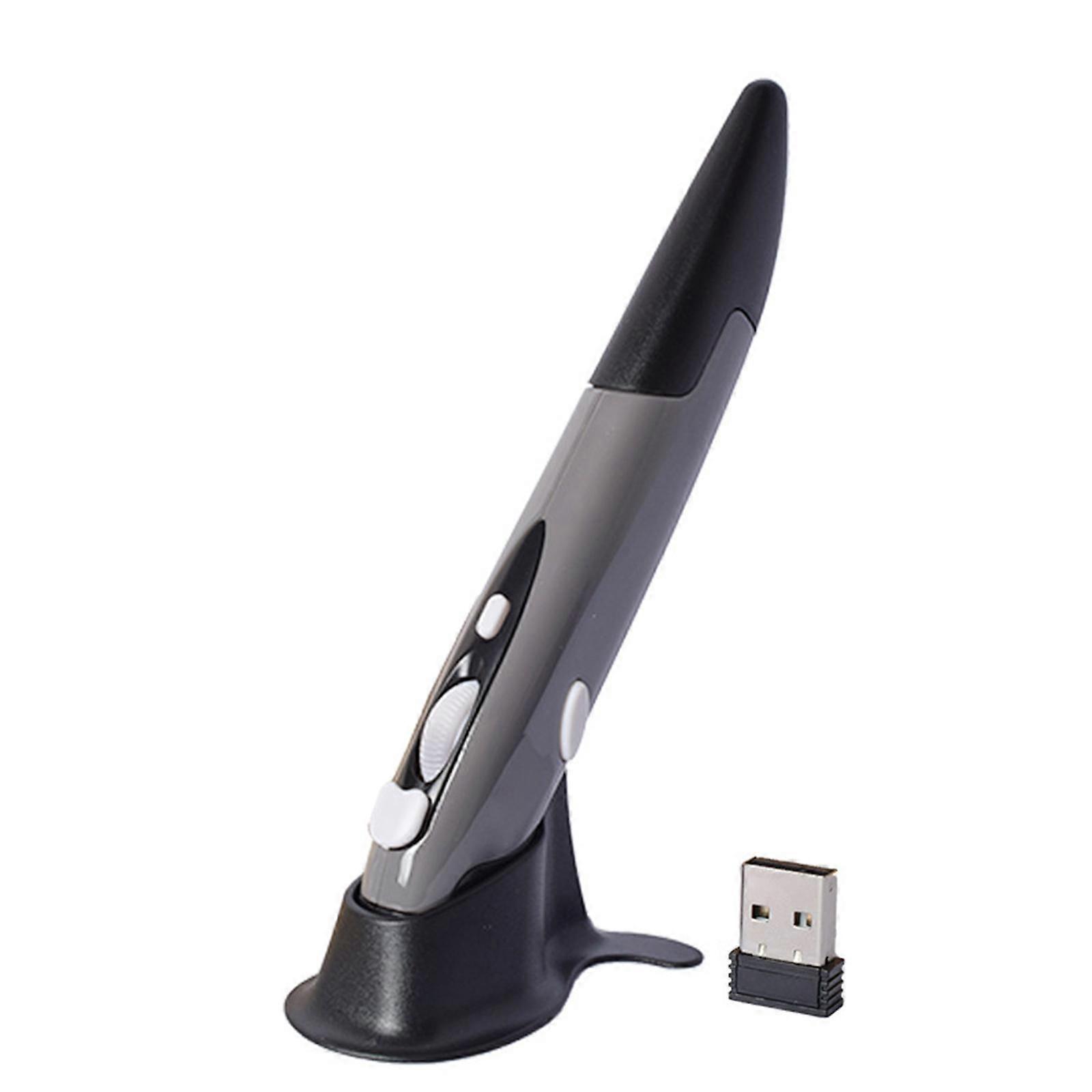 Wireless Pen Mouse - Compact & Ergonomic Design with 2.4GHz Wireless, Plug-and-Play for PC & Smart TV